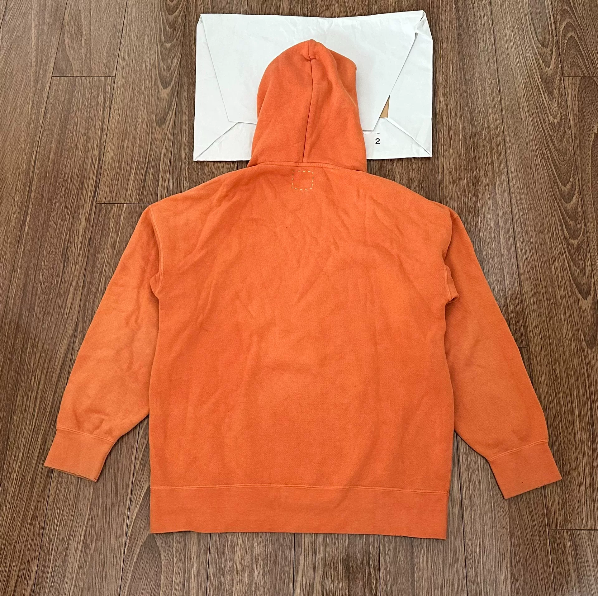 VISVIM JUMBO HOODIE P.O UNEVEN DYE — front