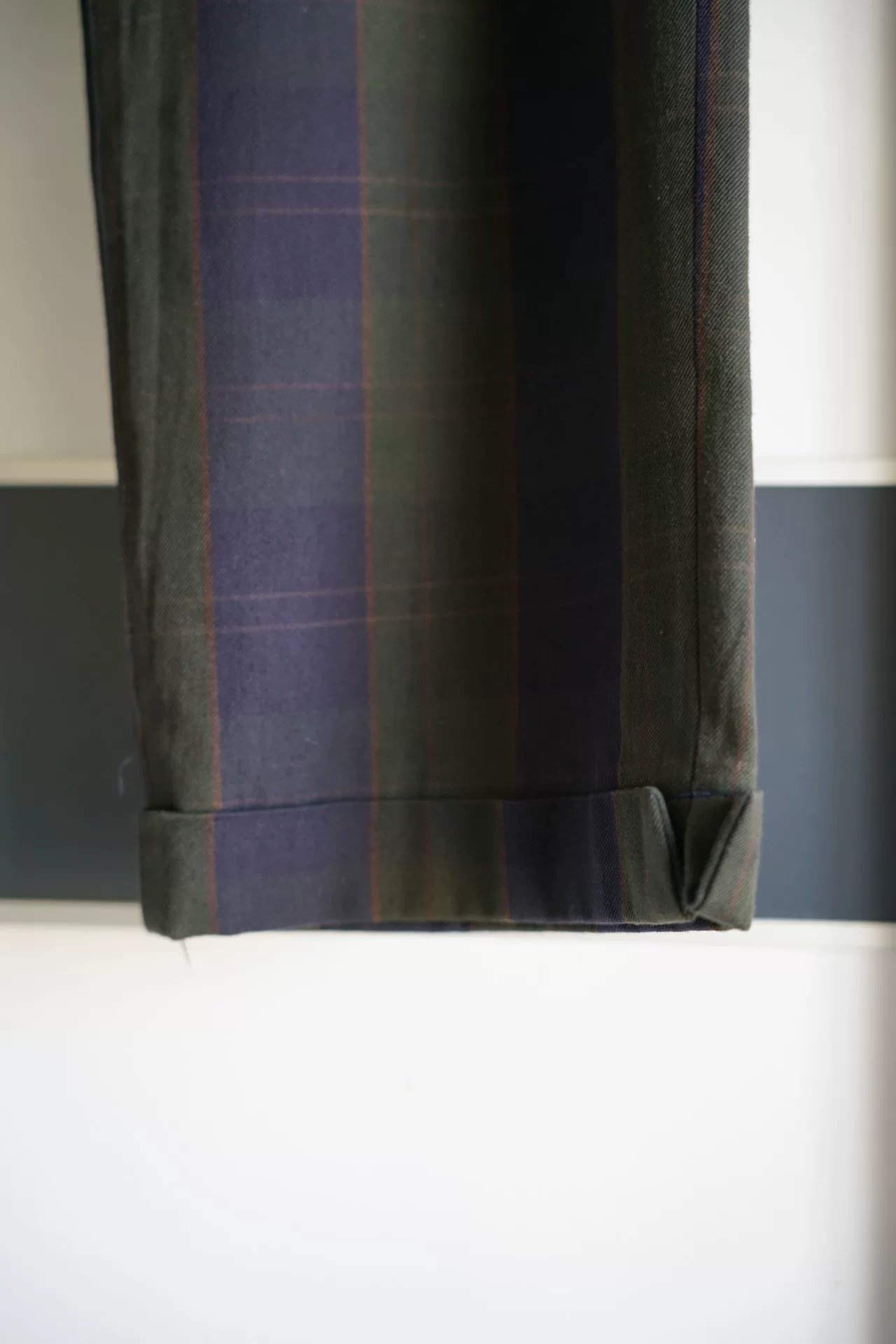 Yohji Yamamoto 2012 AW Check Wool Trousers — back