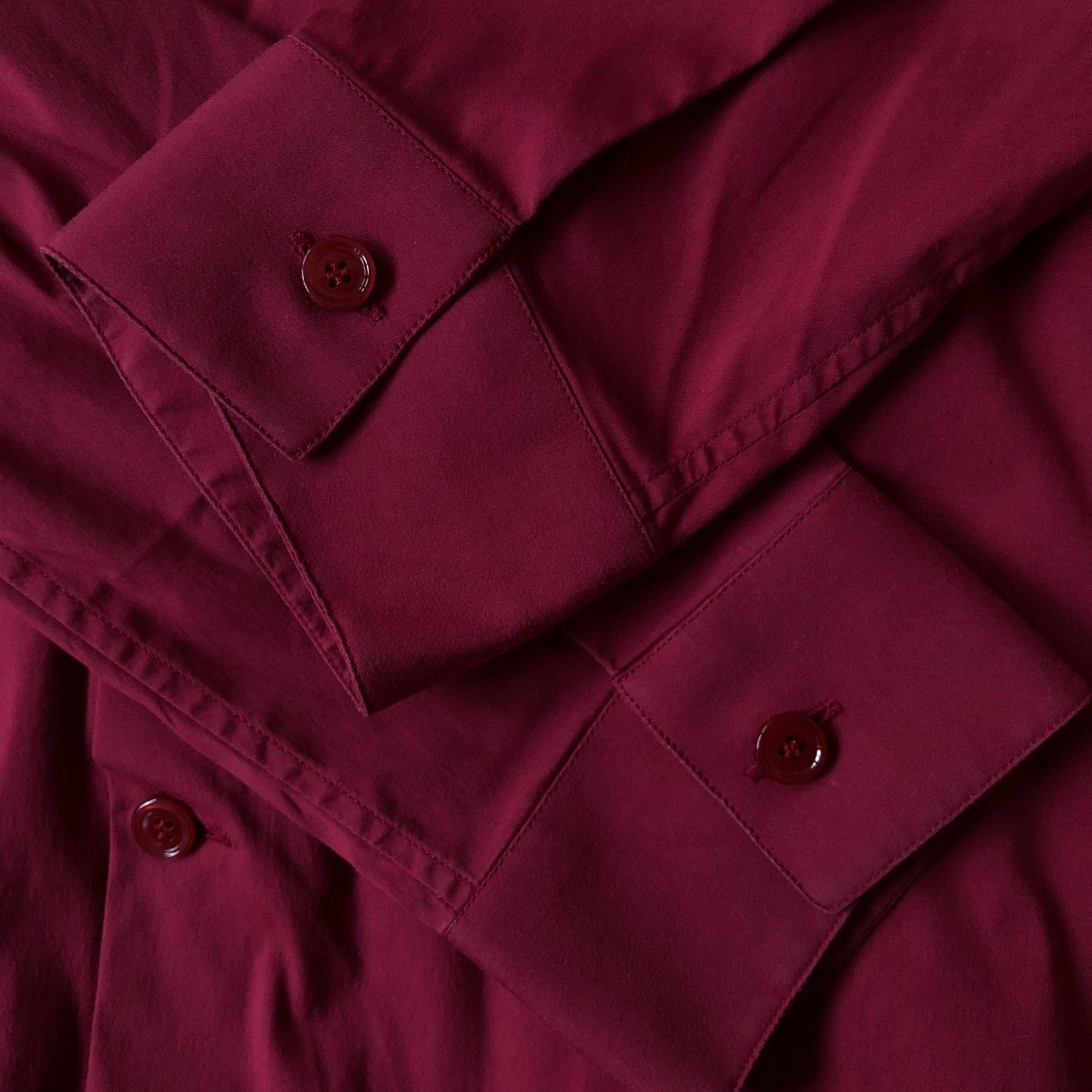 Balenciaga Red Long-Sleeve Shirt — detail