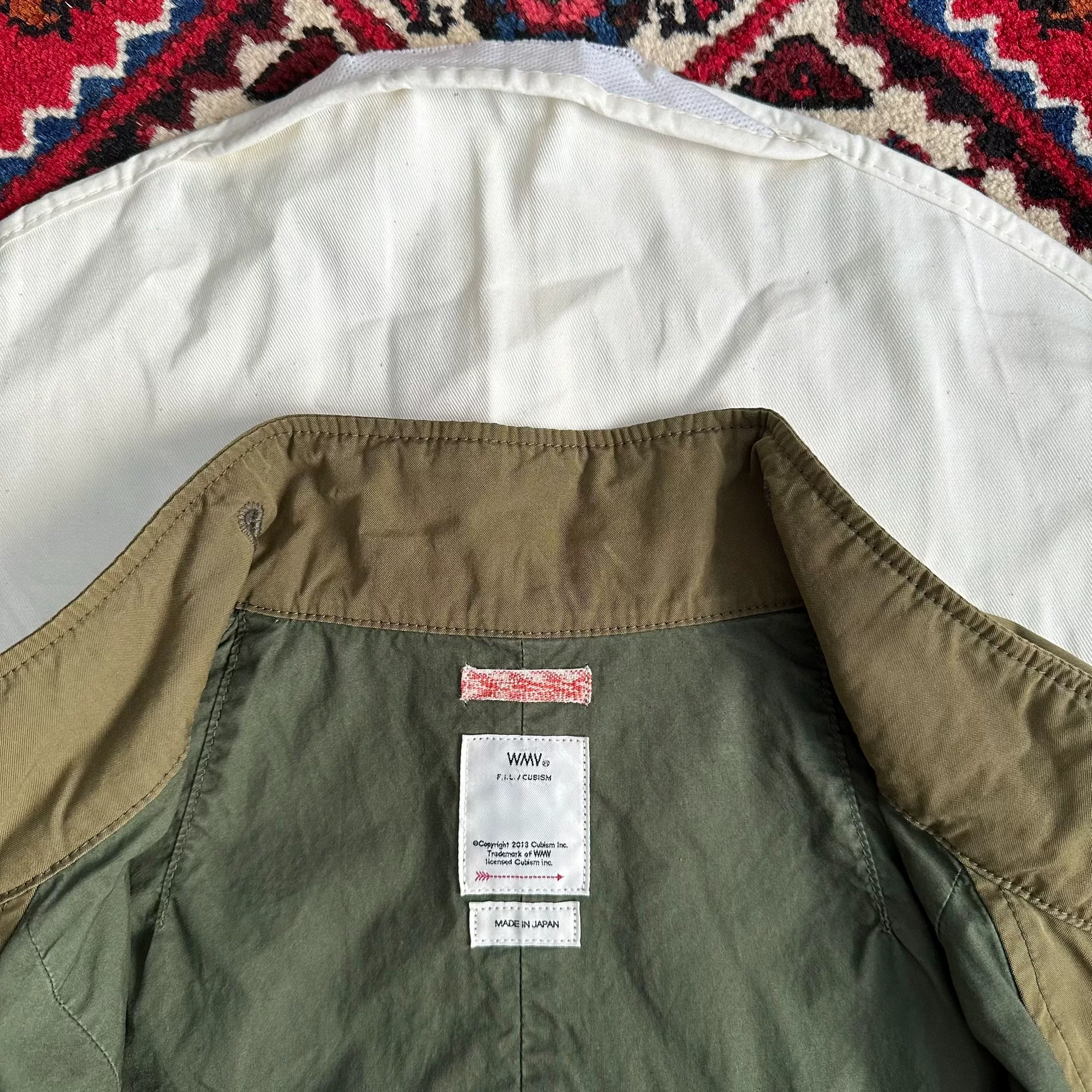 visvim 19AW WMV Six Five Parka — label