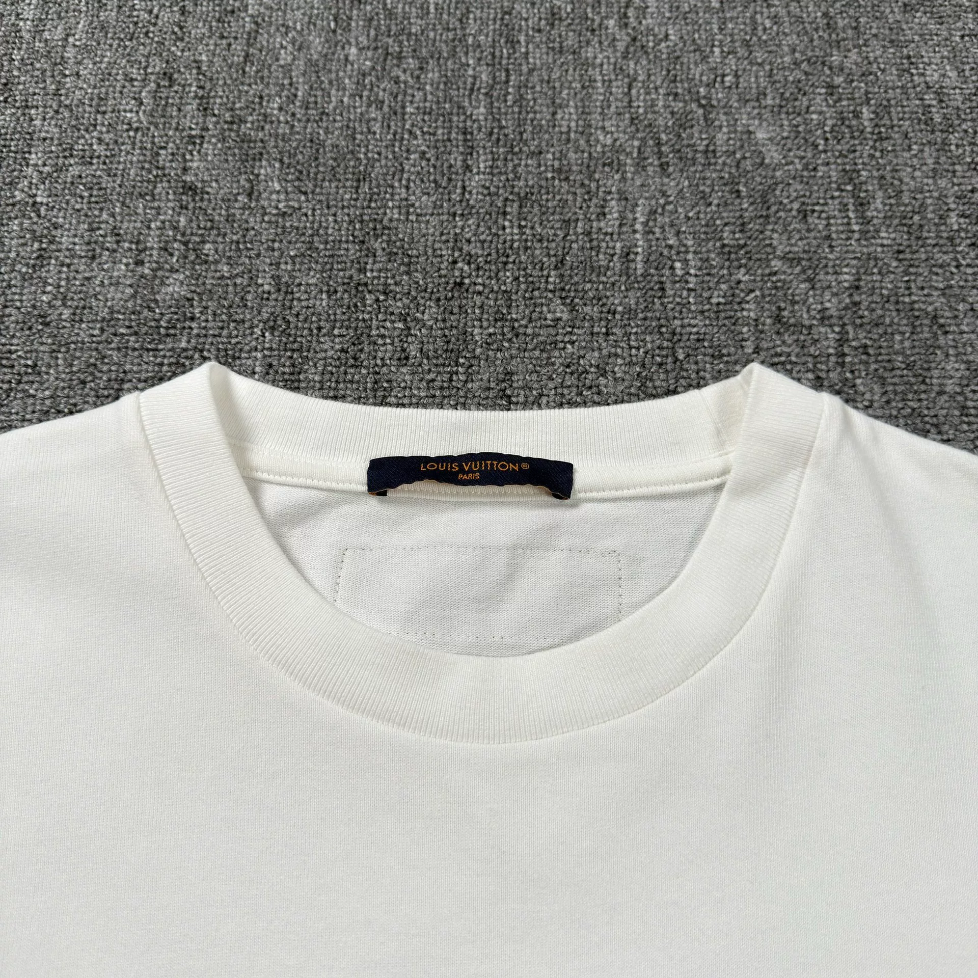 Louis Vuitton White Rainbow Short-Sleeve T-Shirt — detail