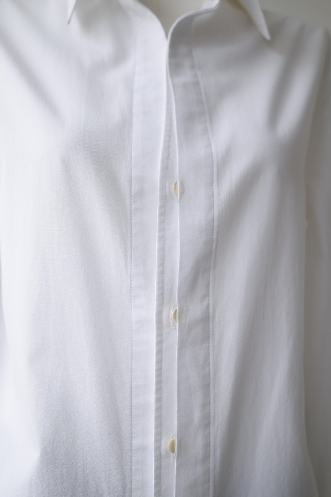 Yohji Yamamoto Noir 10SS Double Collar Cotton Shirt — front