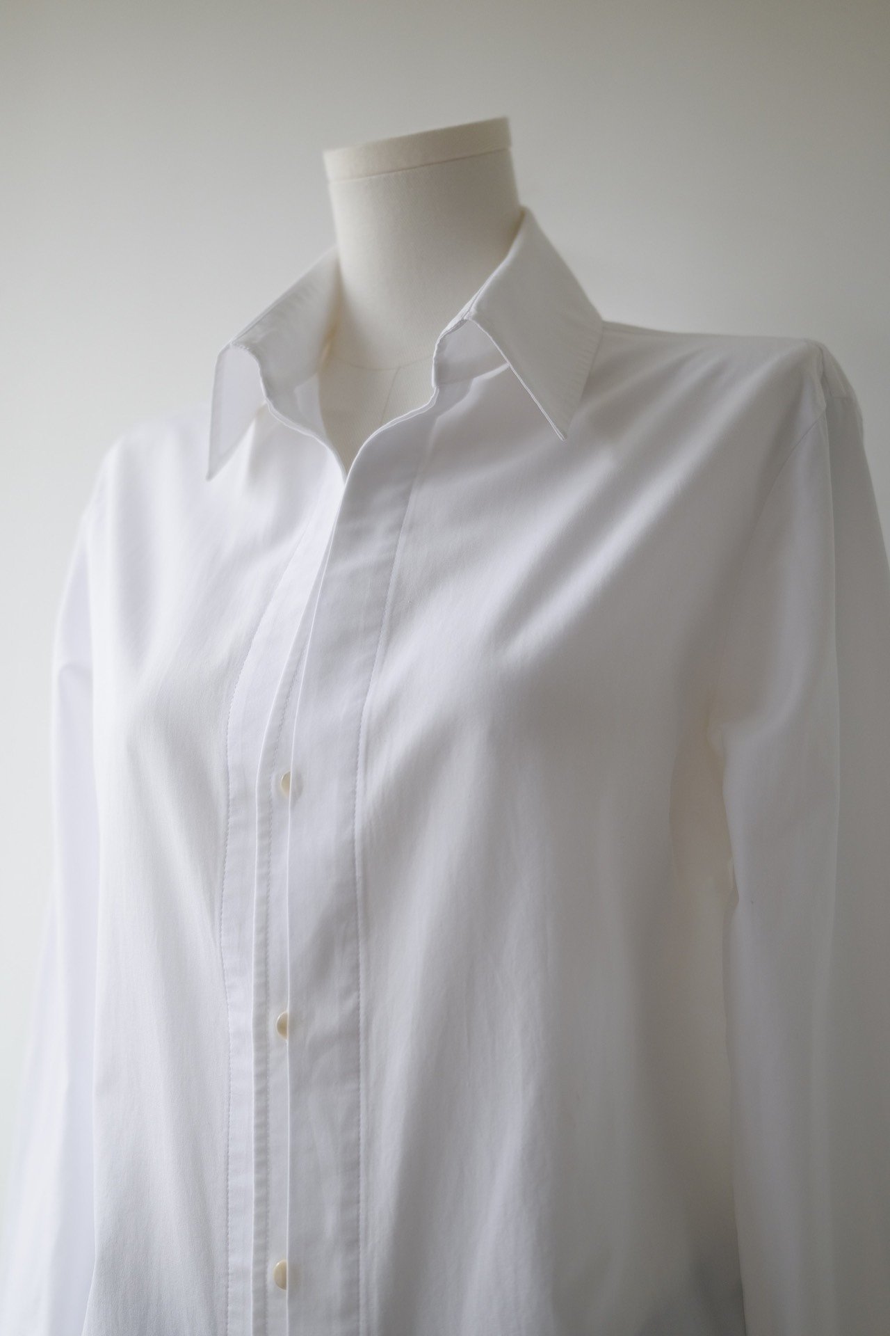 Yohji Yamamoto Noir 10SS Double Collar Cotton Shirt — label