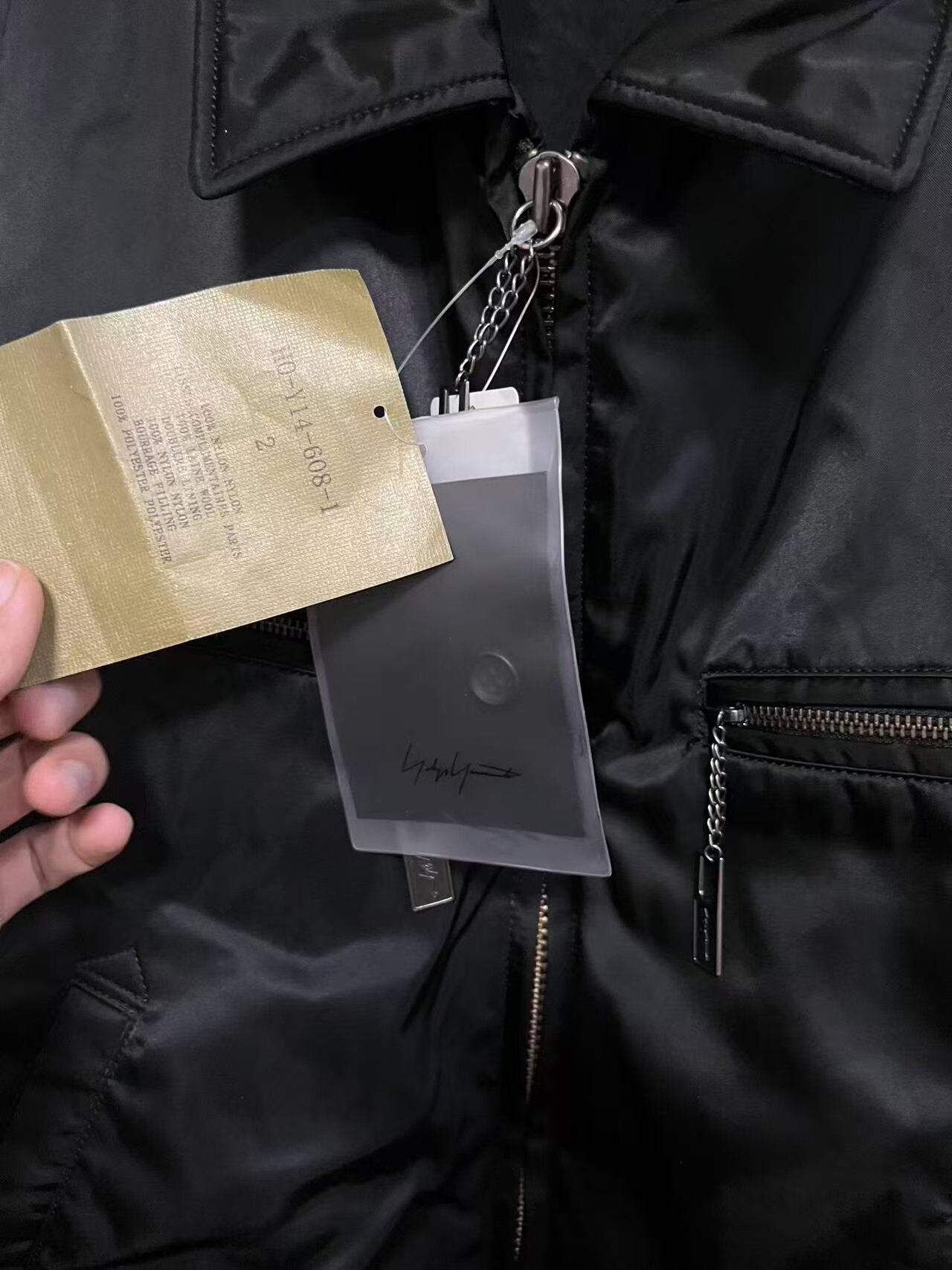 Yohji Yamamoto 24AW Nylon Jacket — front