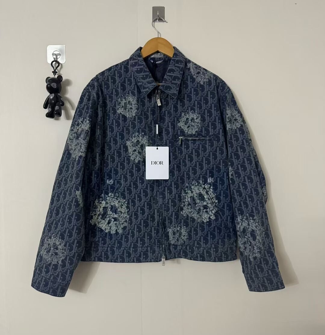 Dior x Tears Kapok Print Denim Jacket