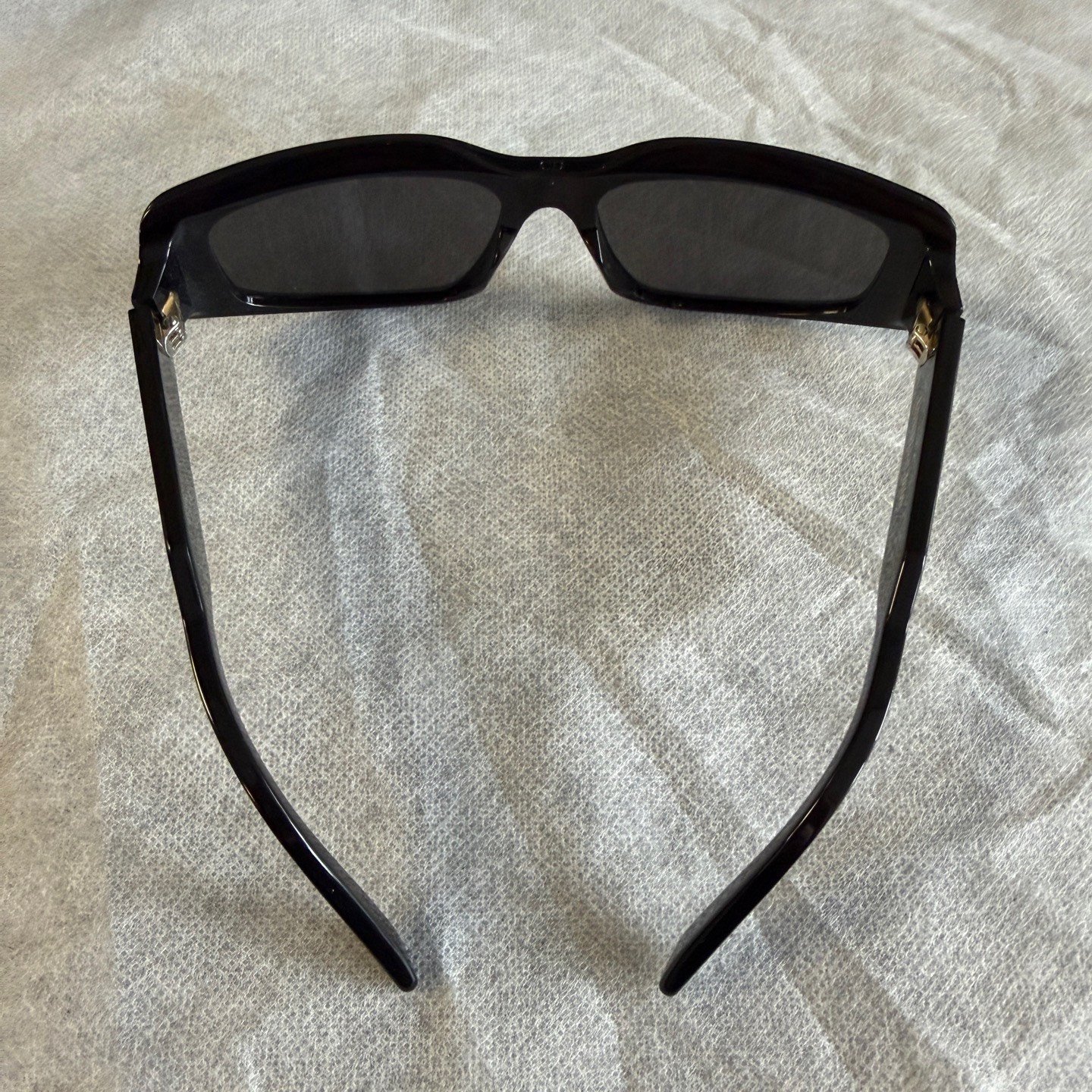 Dior CD Logo Acetate Irregular Sunglasses — detail