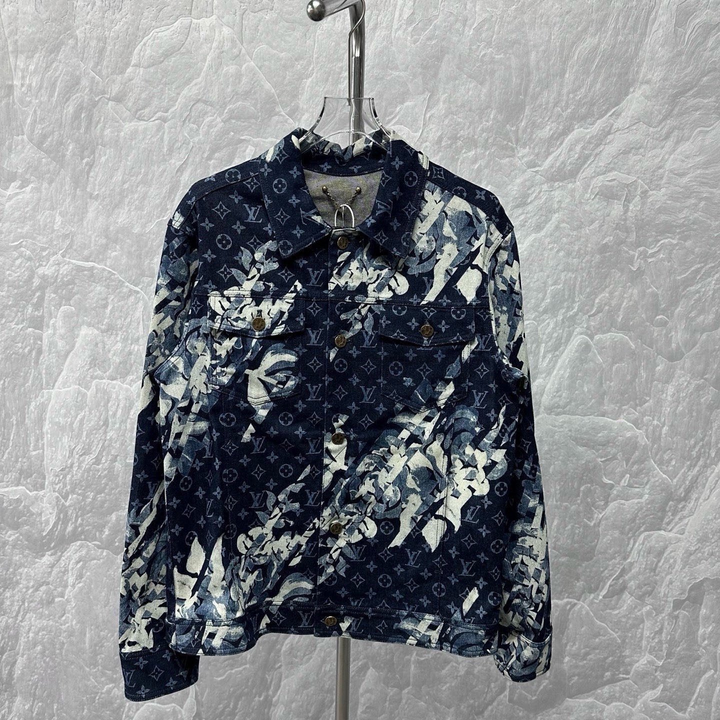 Louis Vuitton SS24 Floral Denim Jacket