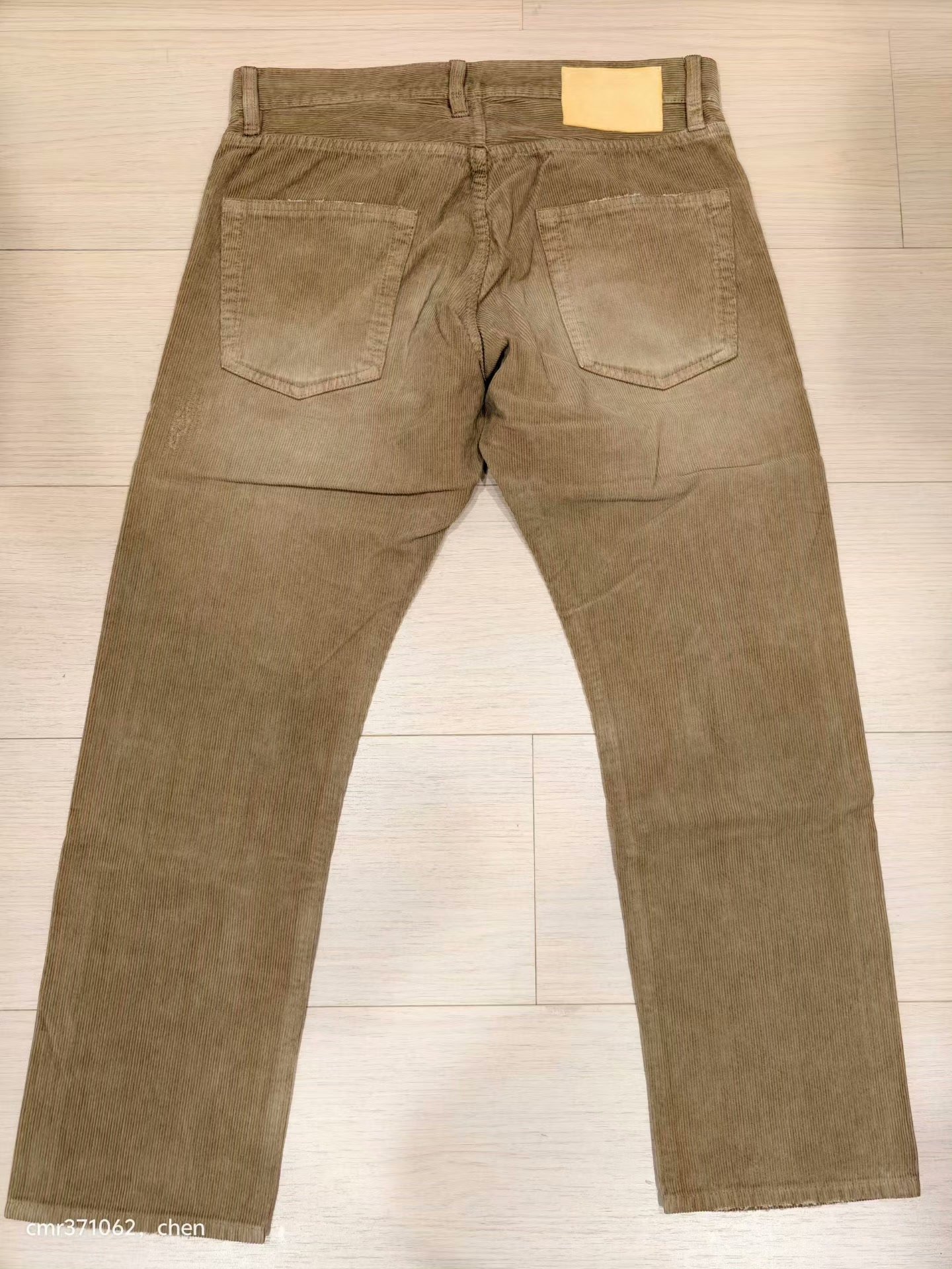 VISVIM 20AW FLUXUS 10 Cords — label