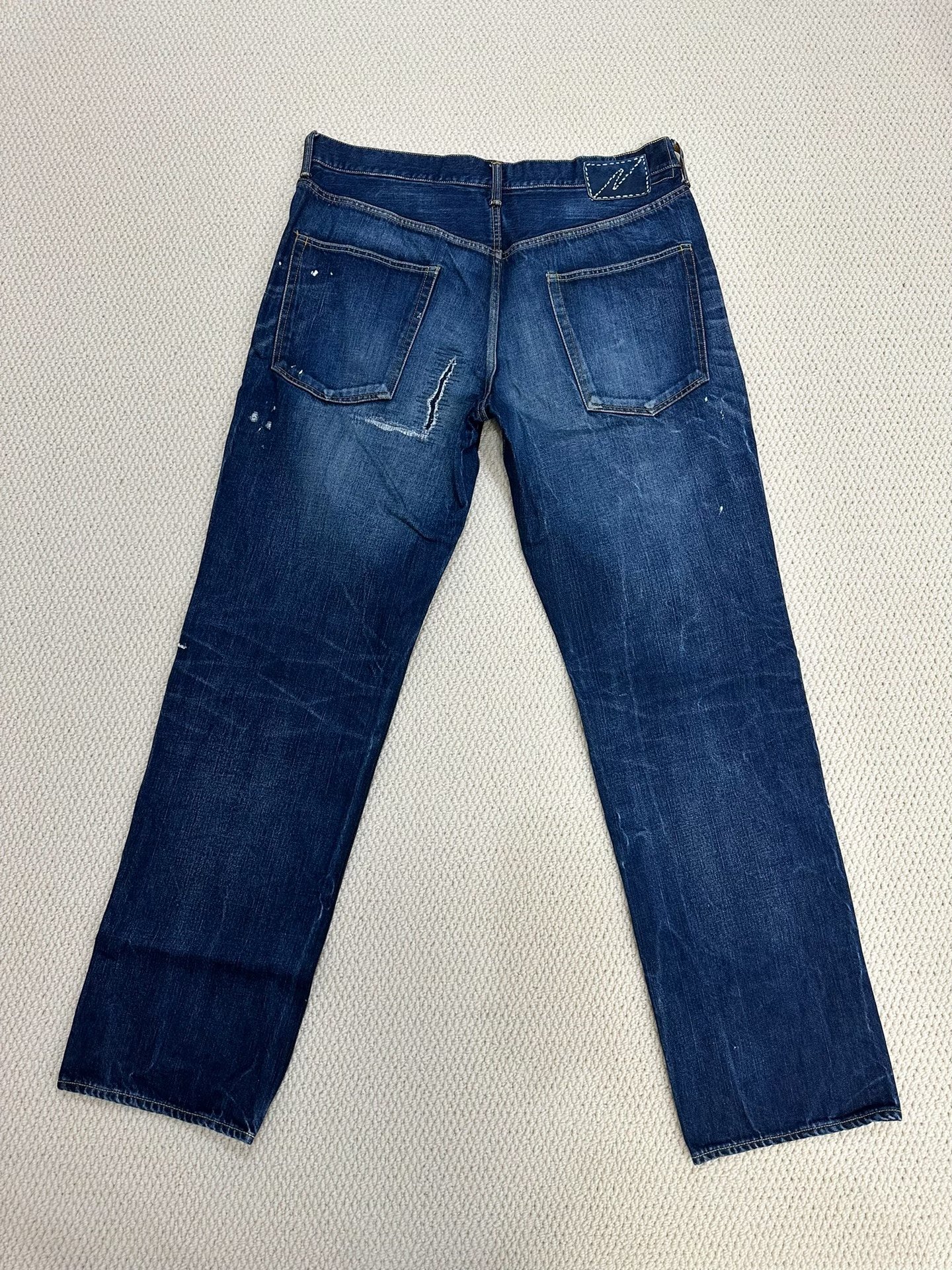 visvim ict dry 20 jeans — label