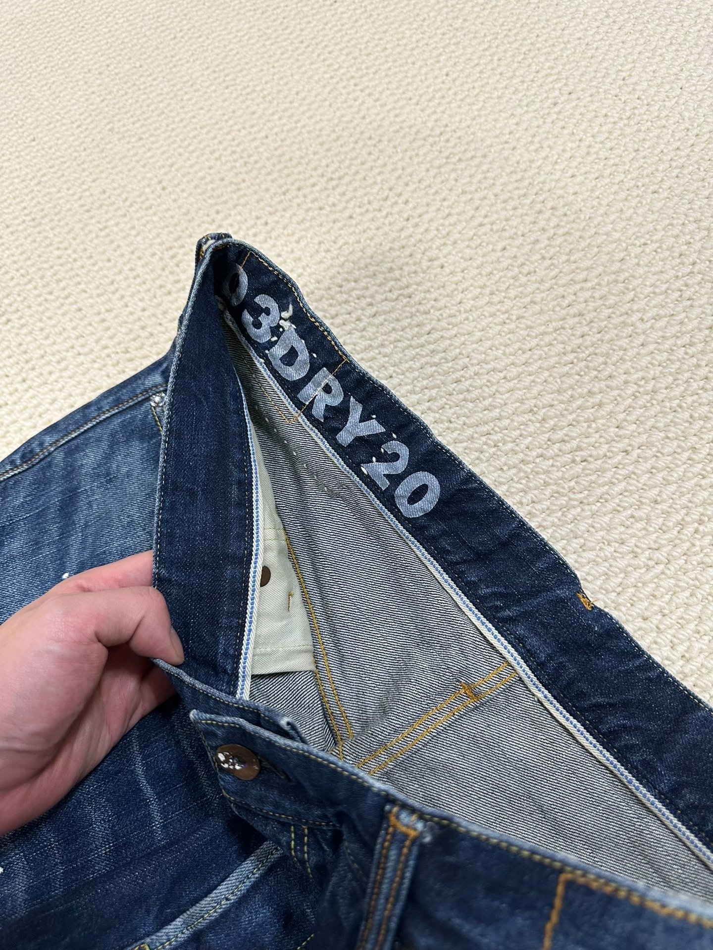 visvim ict dry 20 jeans — detail