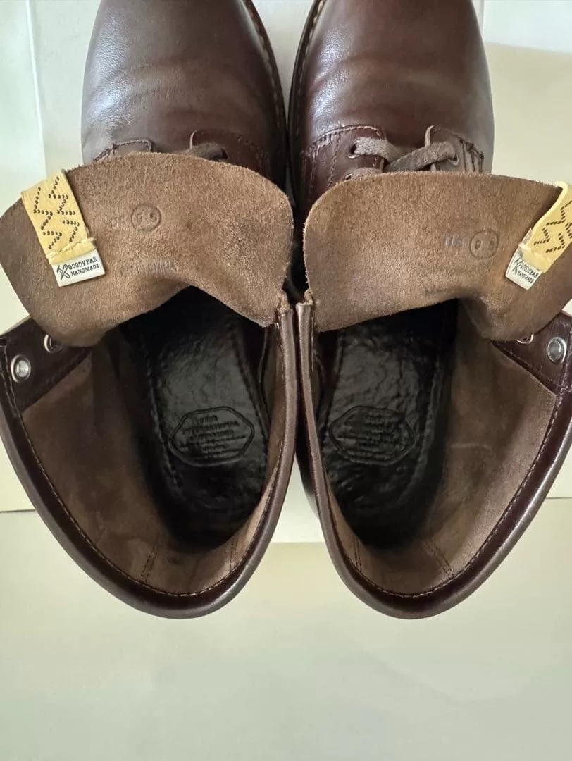 24SS Brigadier Dark Brown Boots — back
