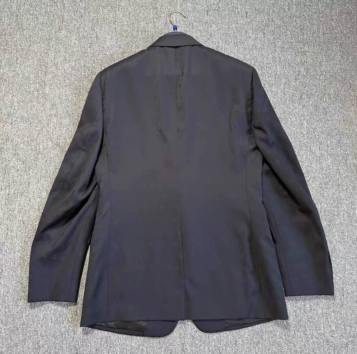 Dior Wool Blazer Subtle Logo Print — back