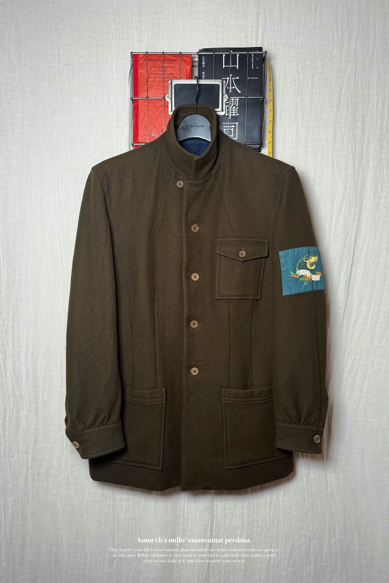 Yohji Yamamoto 03AW Military Jacket — label