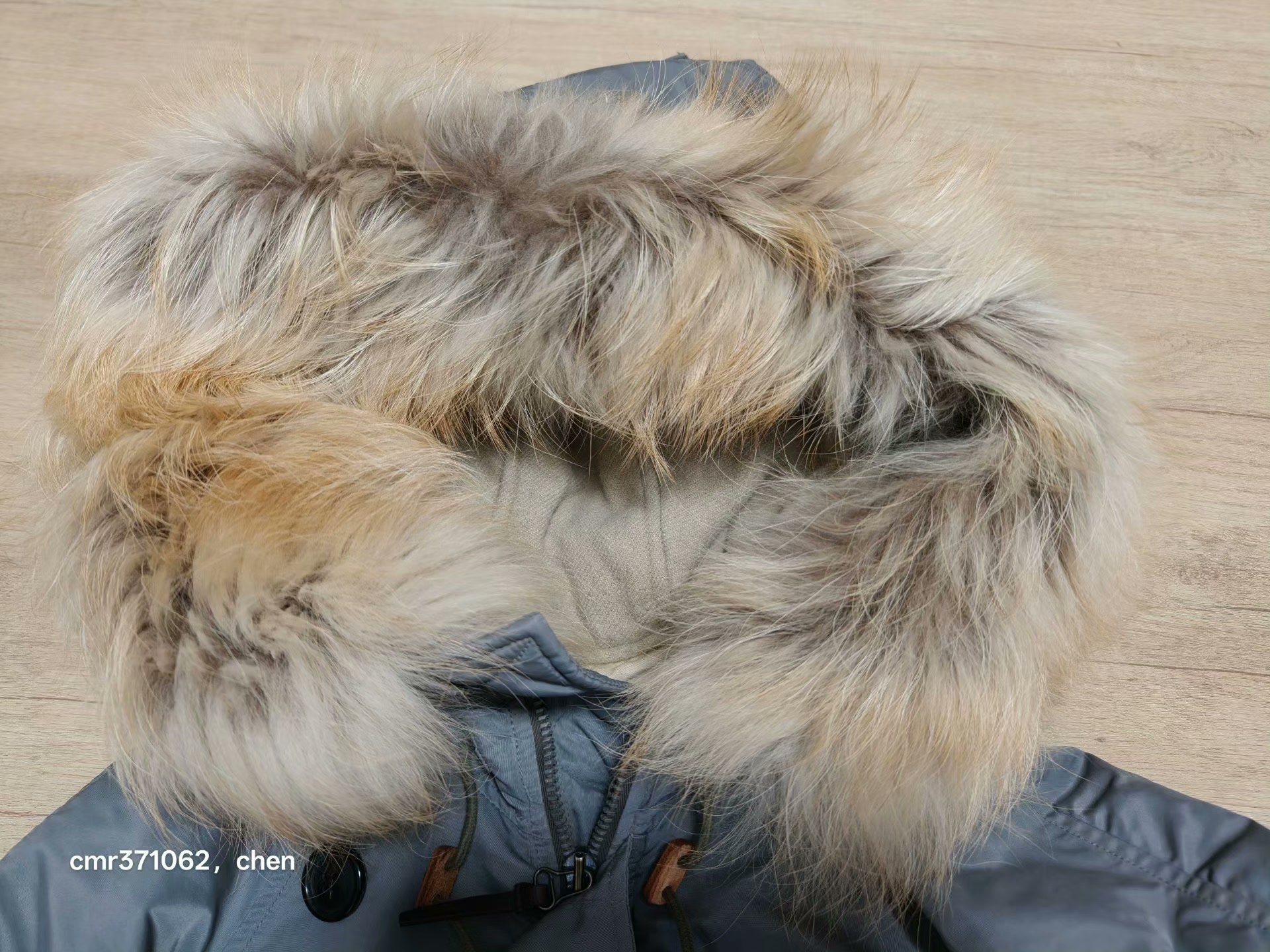 visvim 18AW Valdez Wool Pile Coat — detail
