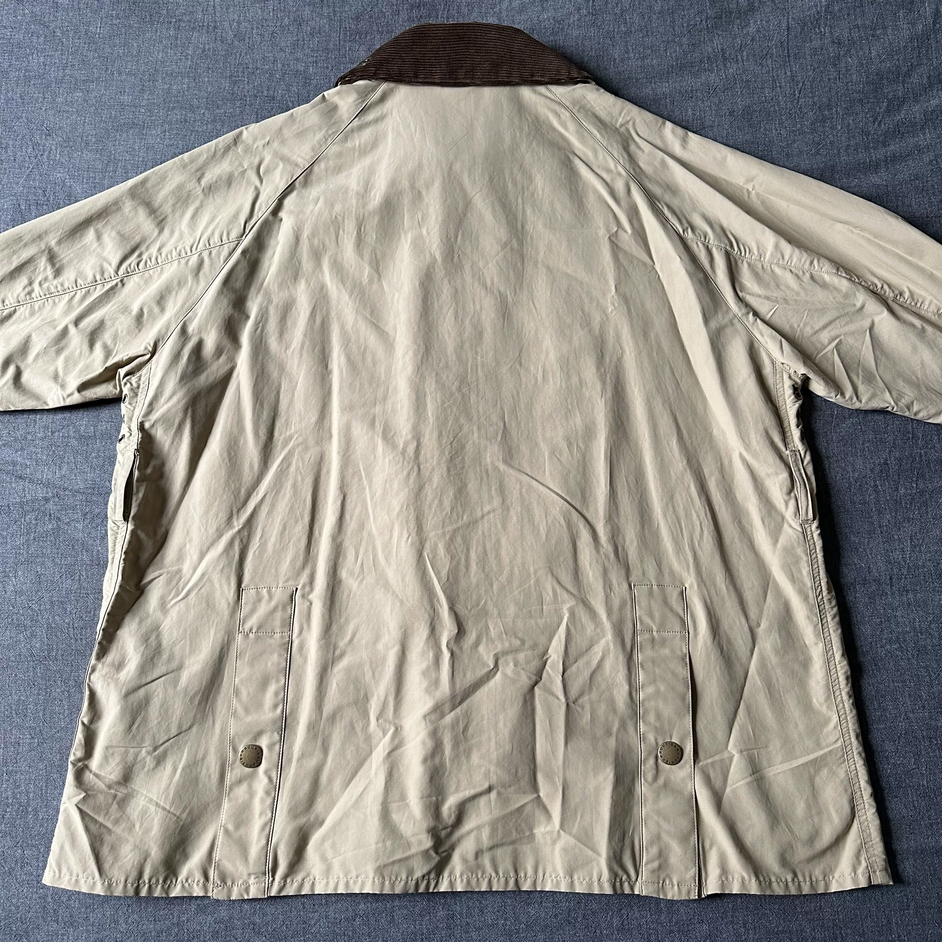 Barbour OS Oversize Bedale Belted Jacket — front