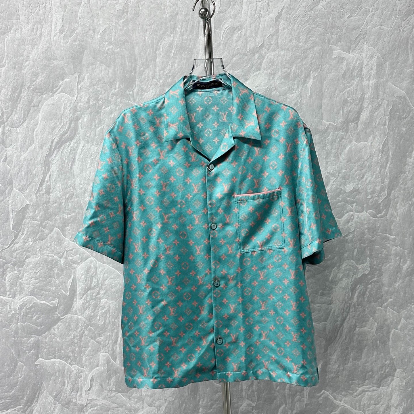 Louis Vuitton FW25 All-Over Print Silk Shirt