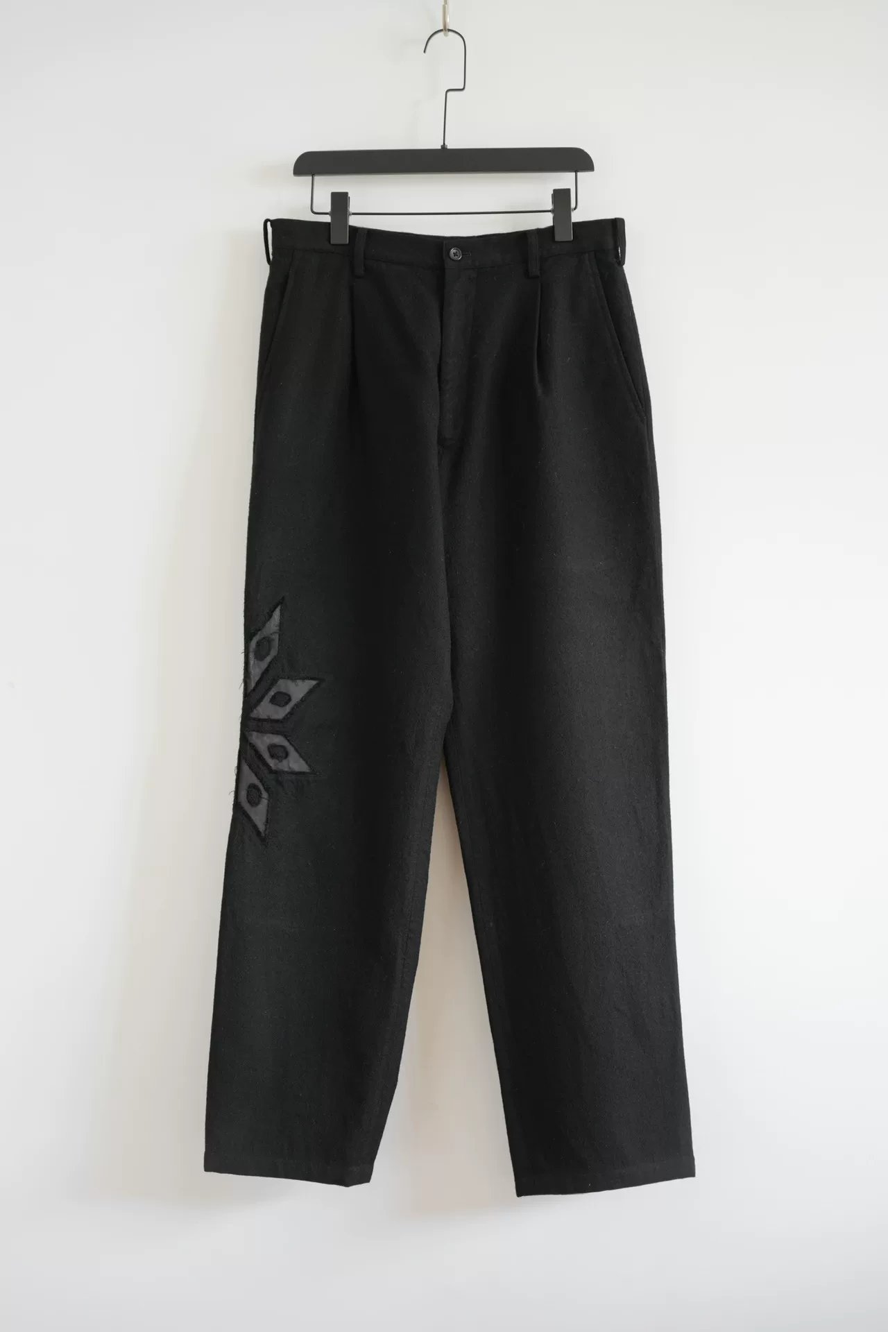 Yohji Yamamoto 03AW Leather Flower Trousers