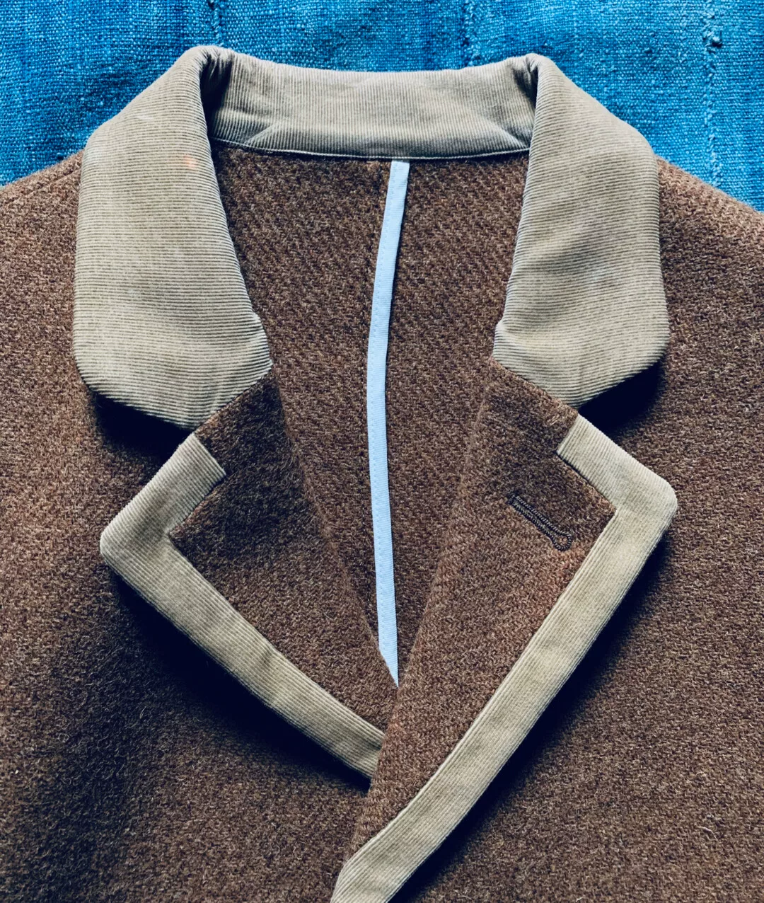 Visvim Academia Blazer Harris Tweed — detail