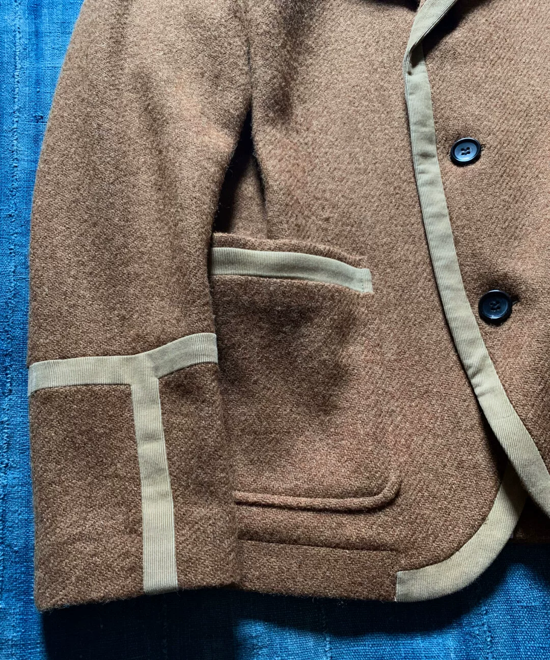 Visvim Academia Blazer Harris Tweed — label