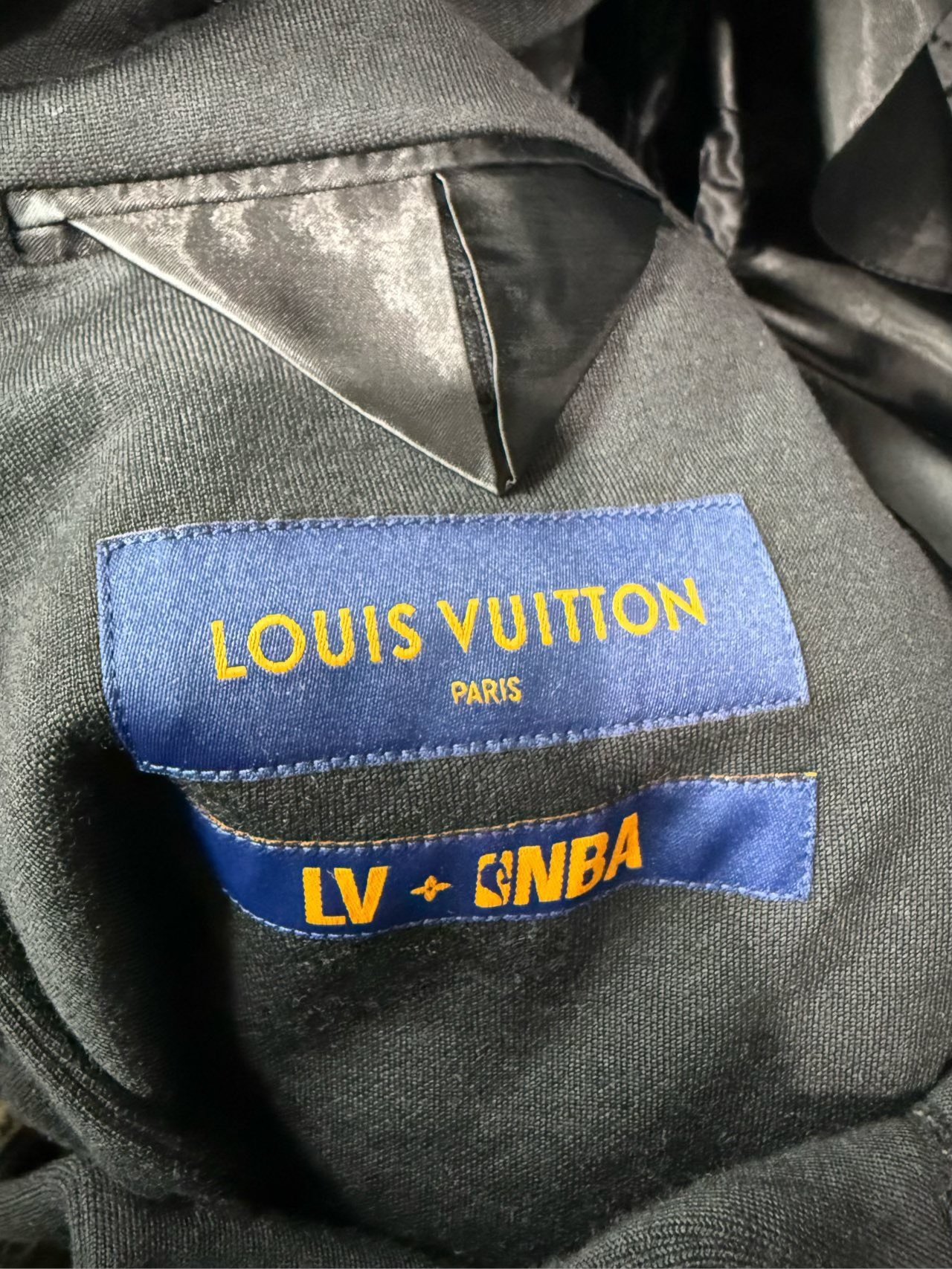 Louis Vuitton x NBA Gray Suit — back