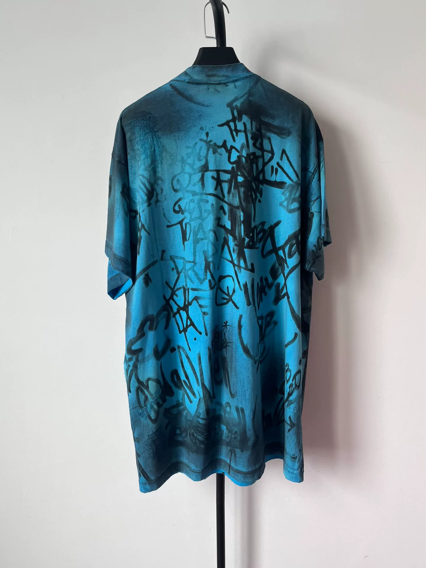Balenciaga Graffiti Print Loose T-shirt — front