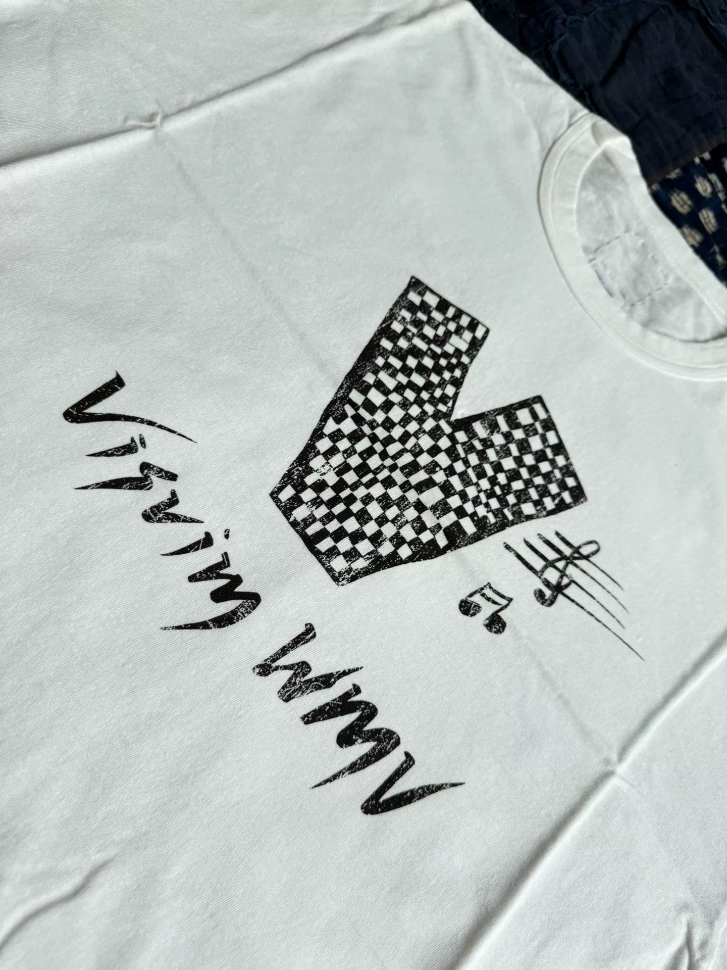Visvim 25SS Jumbo Tee S/S V Crash — detail