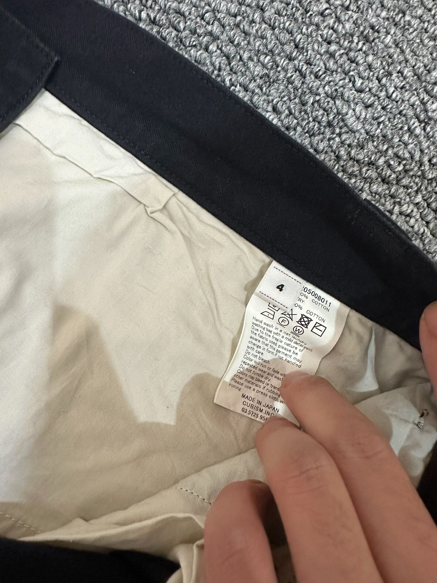 visvim 24AW RUSSO CHINO PANTS — back