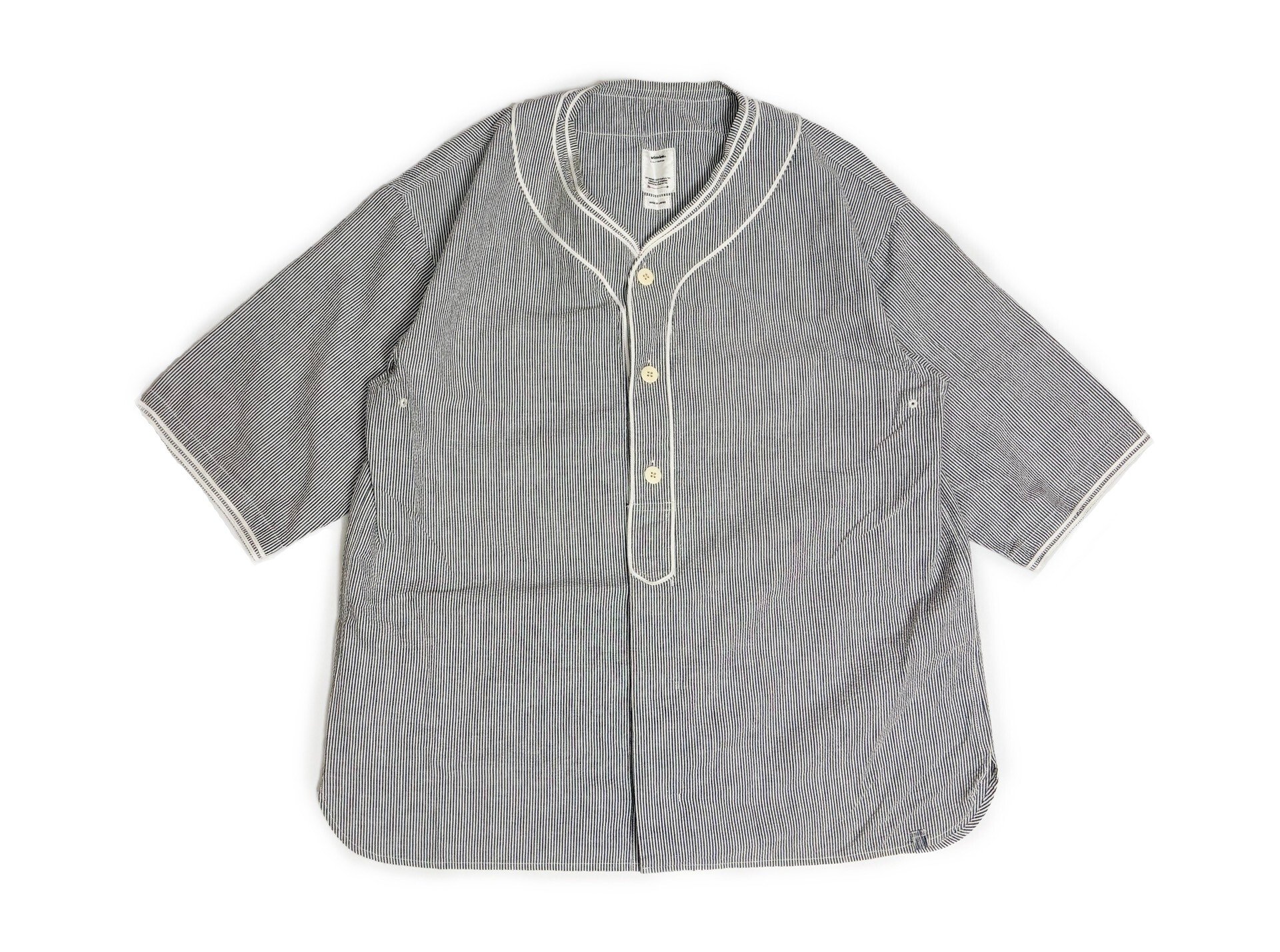 VISVIM 23SS SPOT DUGOUT S/S SEERSUCKER