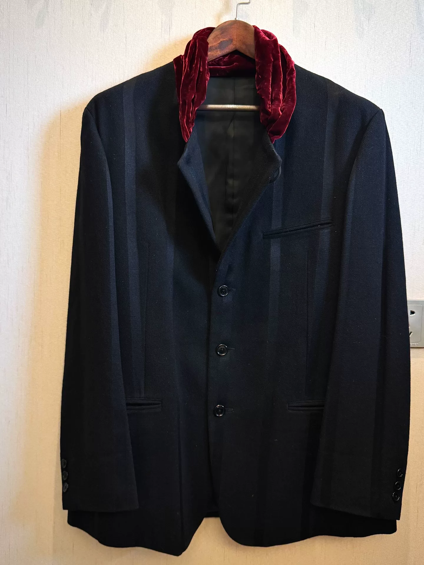 Yohji Yamamoto 99AW Pinstriped Jacket — front