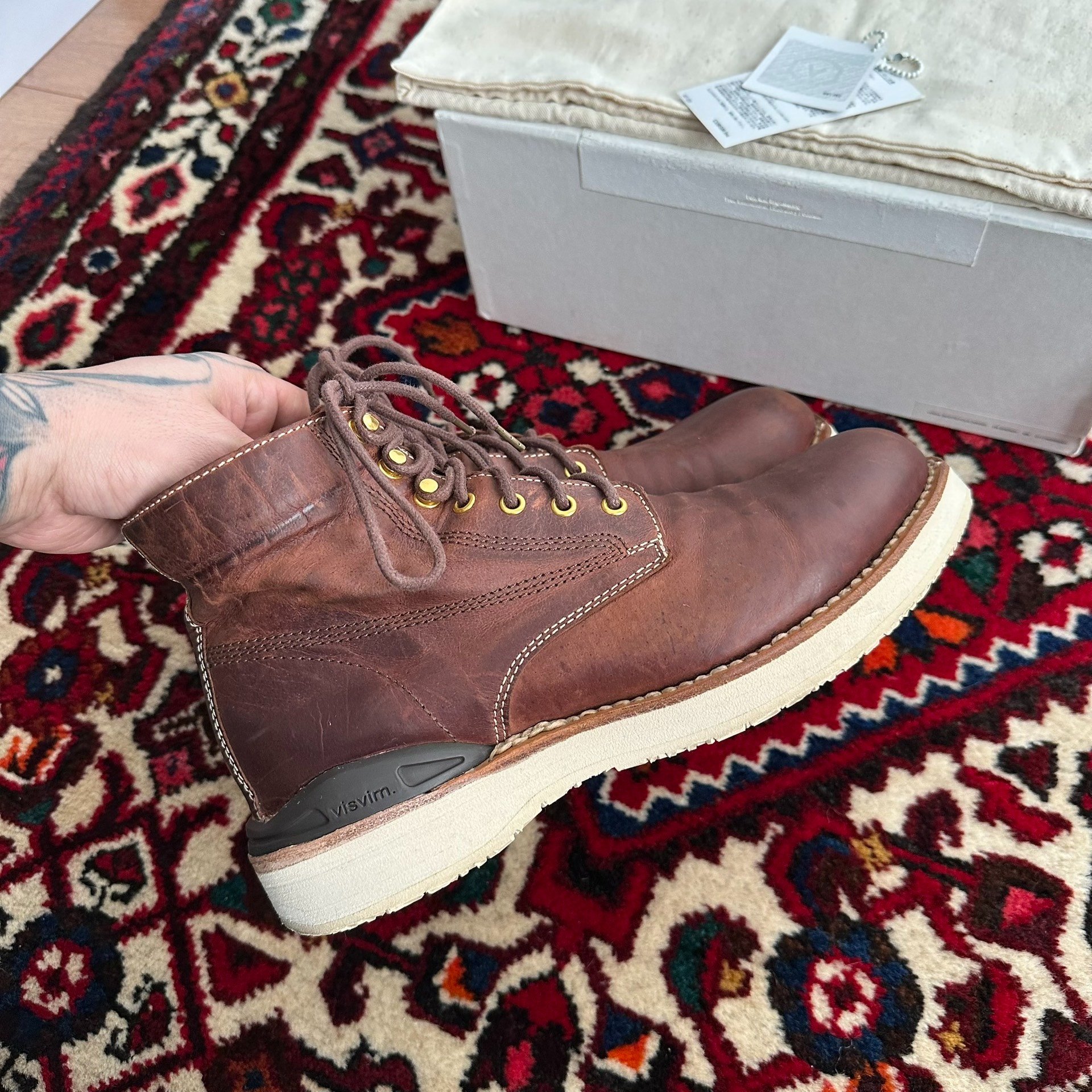 VISVIM 17AW VIRGIL BOOTS Size 8 — detail