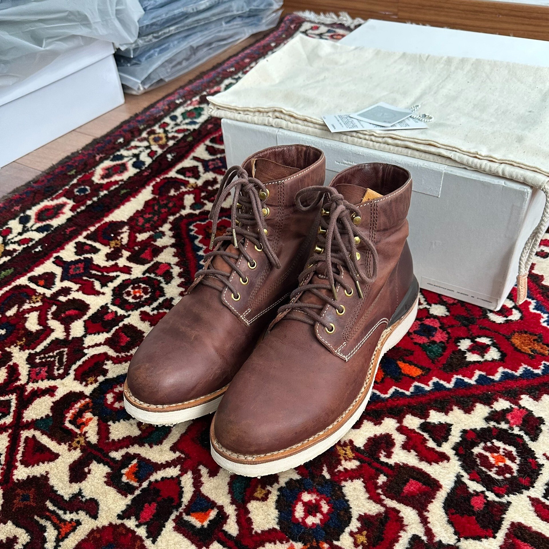 VISVIM 17AW VIRGIL BOOTS Size 8 — front