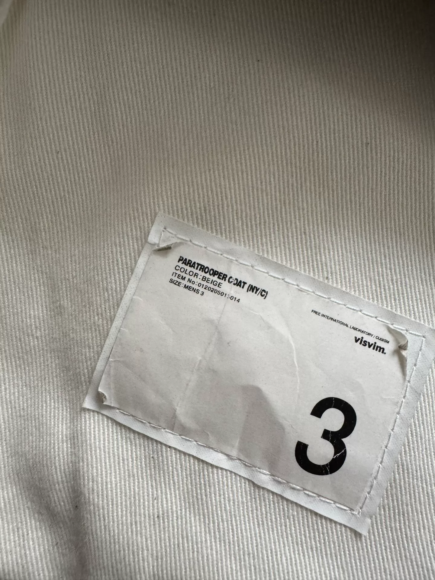 VISVIM 20AW Paratrooper Coat — detail