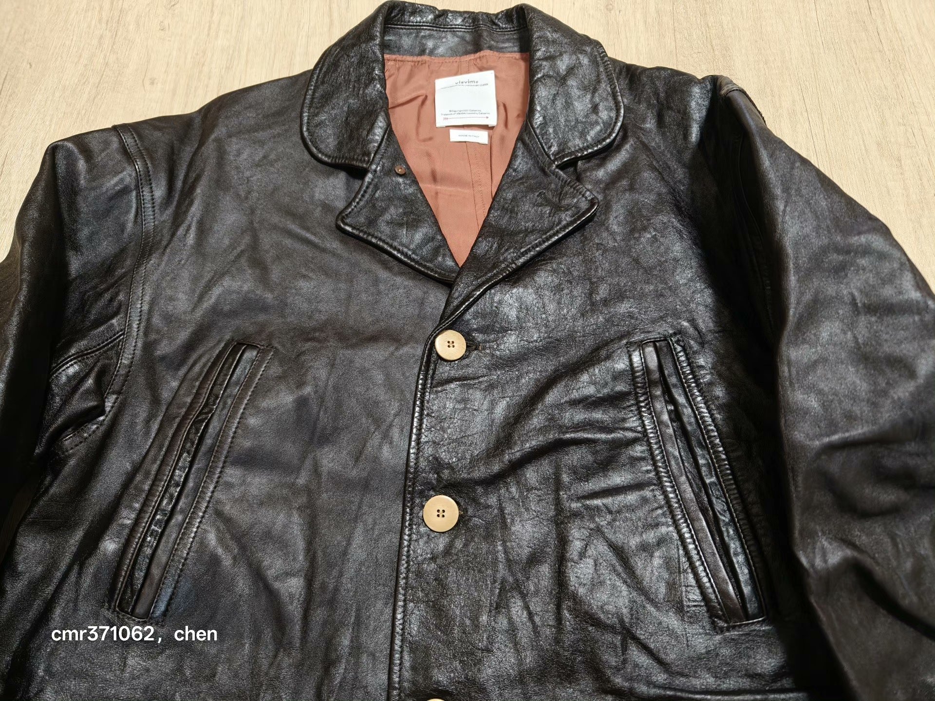VISVIM 25AW HUDSON COAT IT — detail
