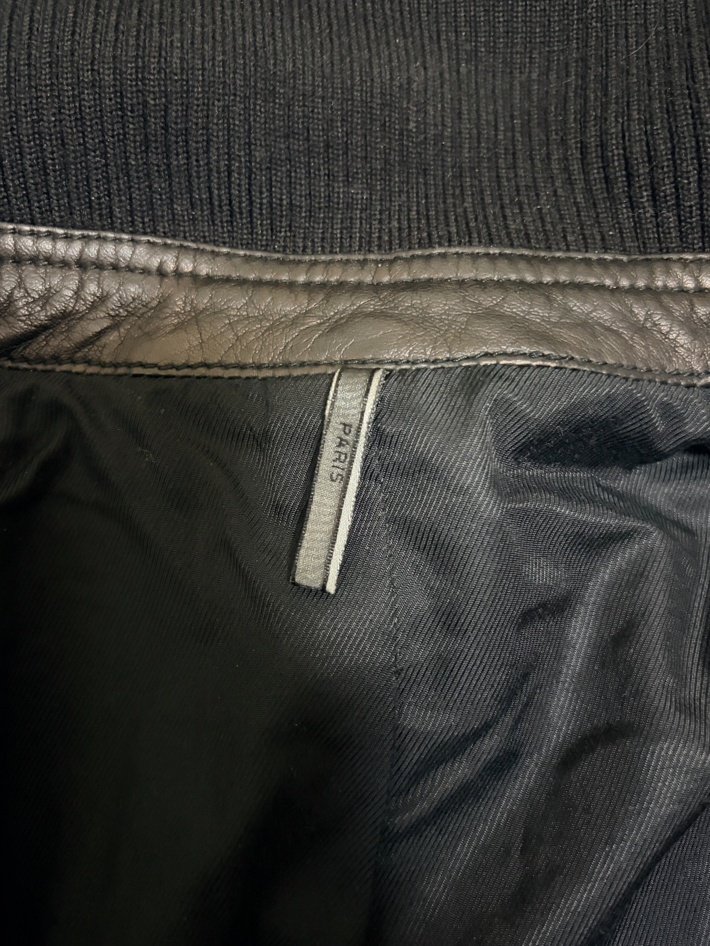 Dior Homme 11FW Black Suede Jacket — back