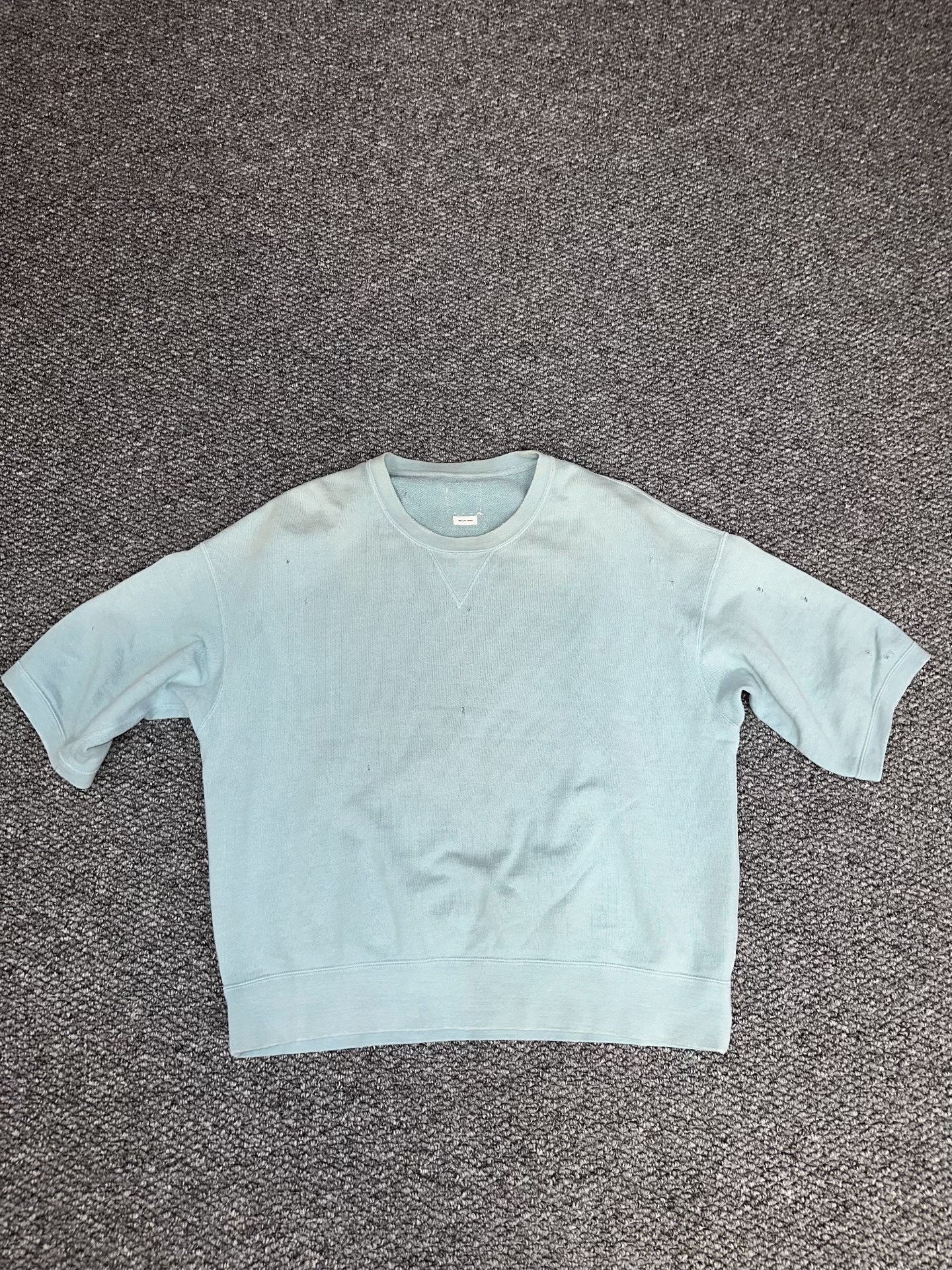 visvim Short-Sleeve Distressed Sweatshirt