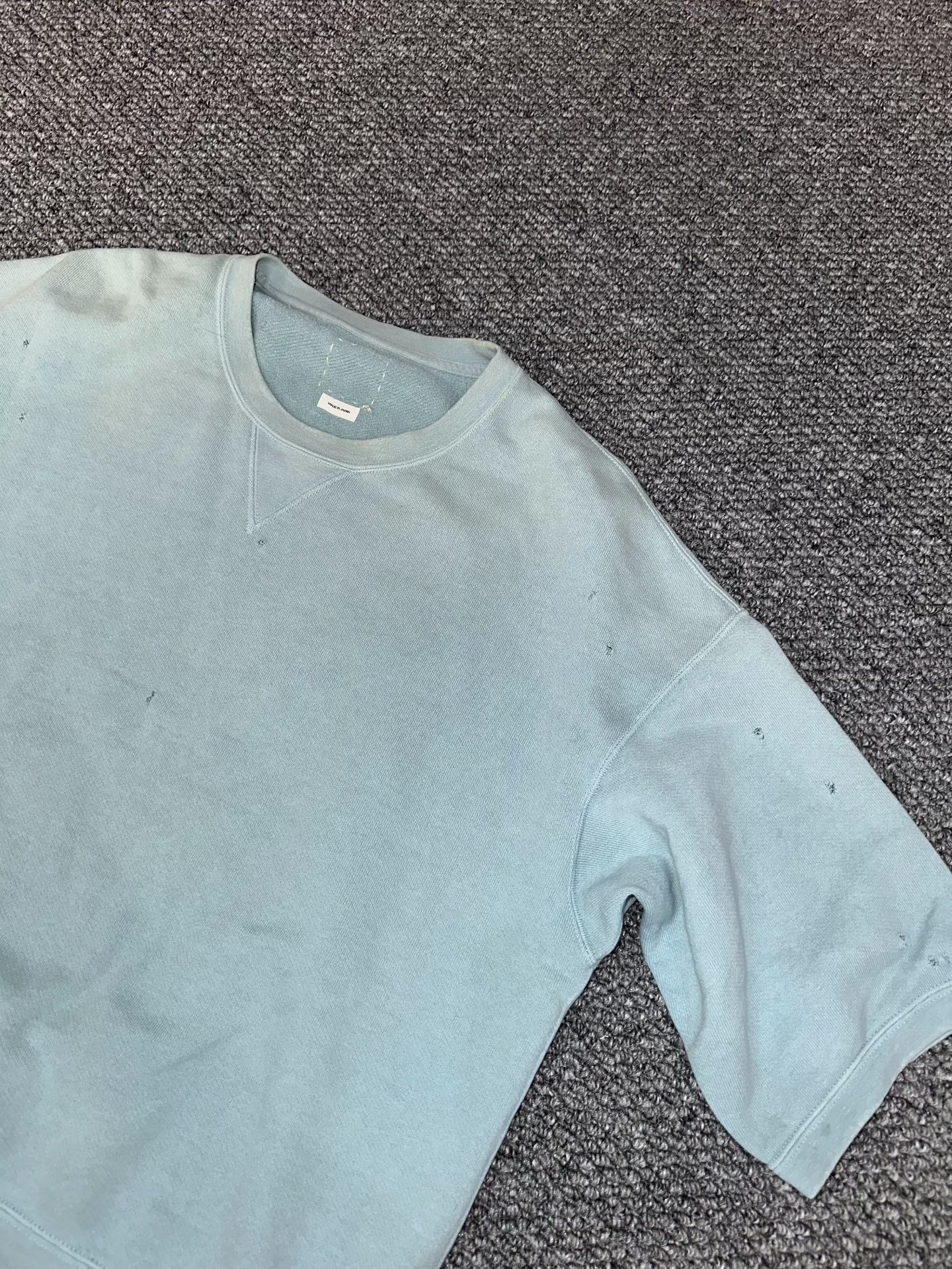 visvim Short-Sleeve Distressed Sweatshirt — front