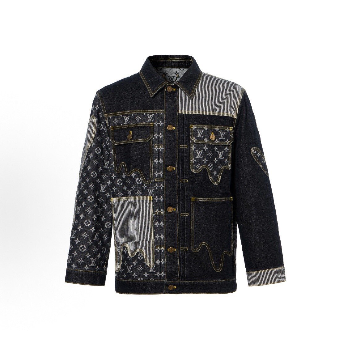 Louis Vuitton Nigo Deconstructed Denim Jacket