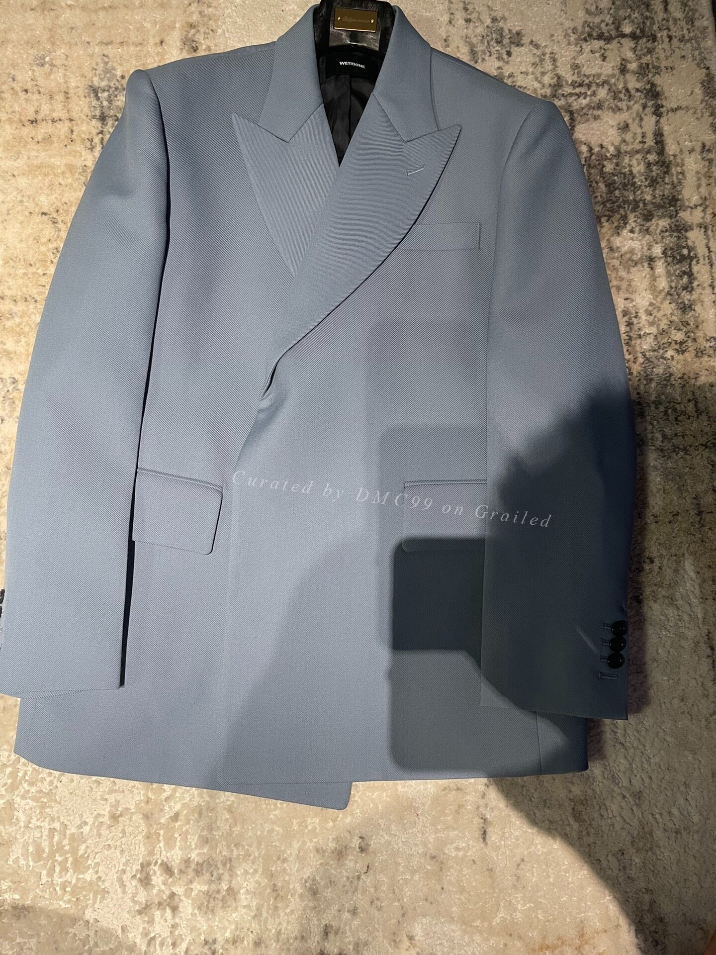 we11done Embossed Oversized Blazer