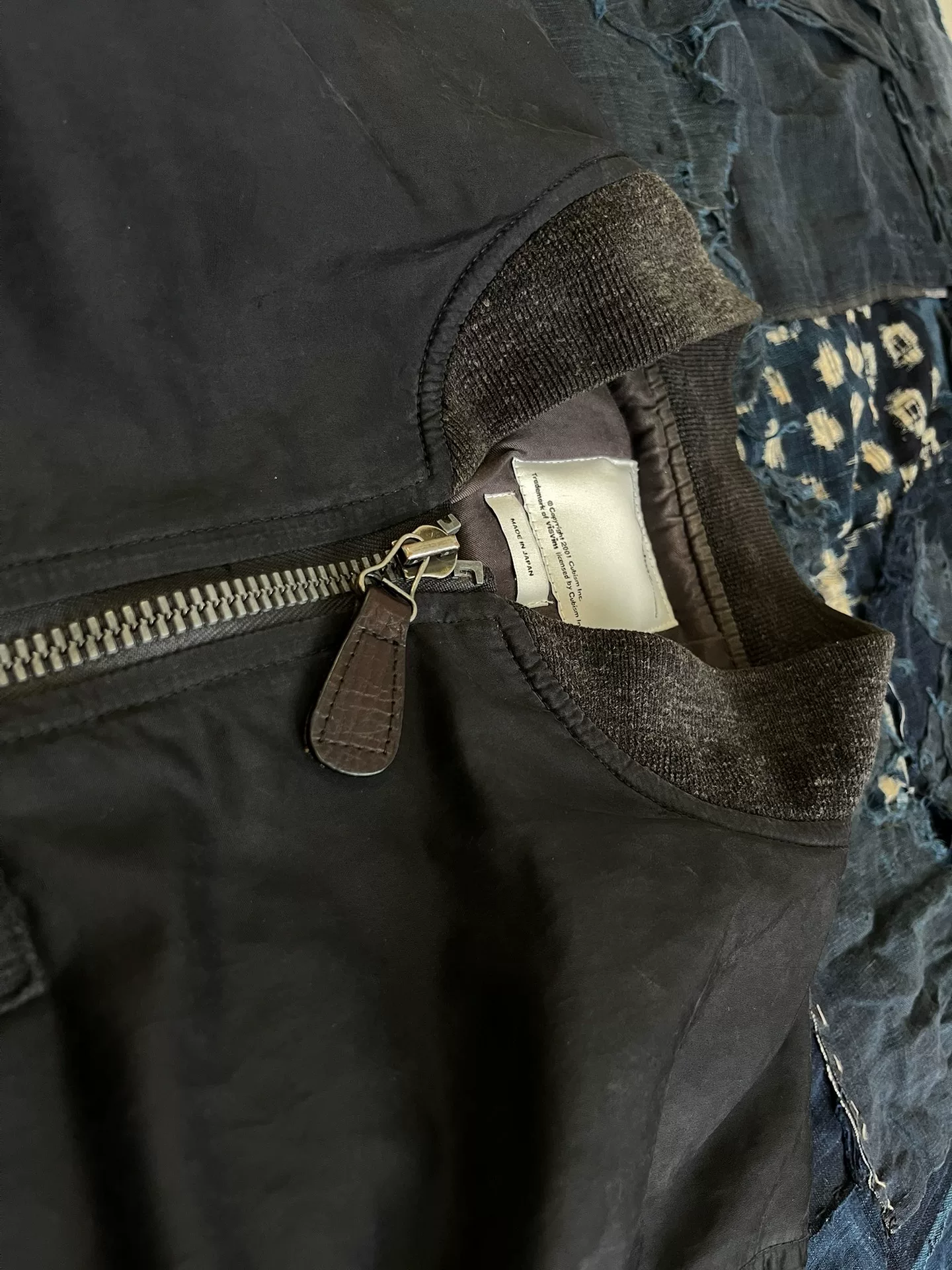 visvim 17AW Thorson Stars MA1 Jacket — label