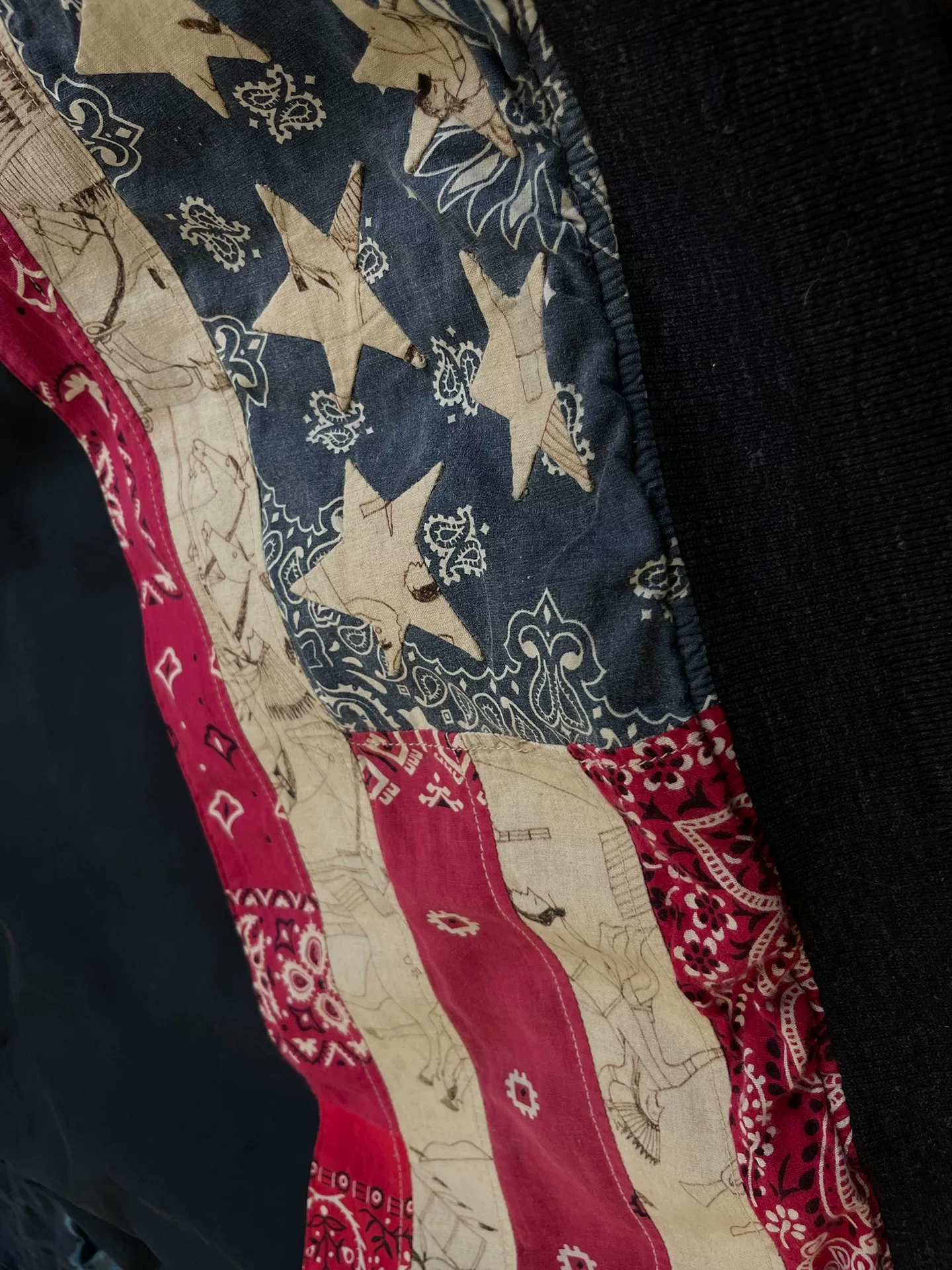 visvim 17AW Thorson Stars MA1 Jacket — detail