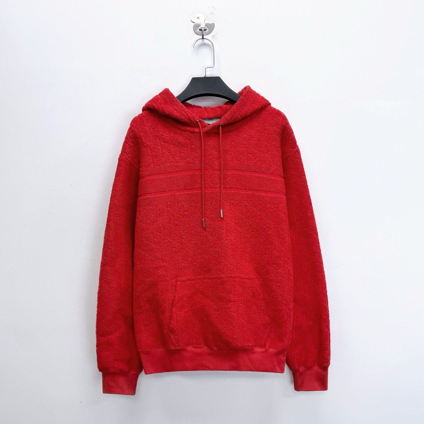 Dior Oblique Red Terrycloth Hoodie