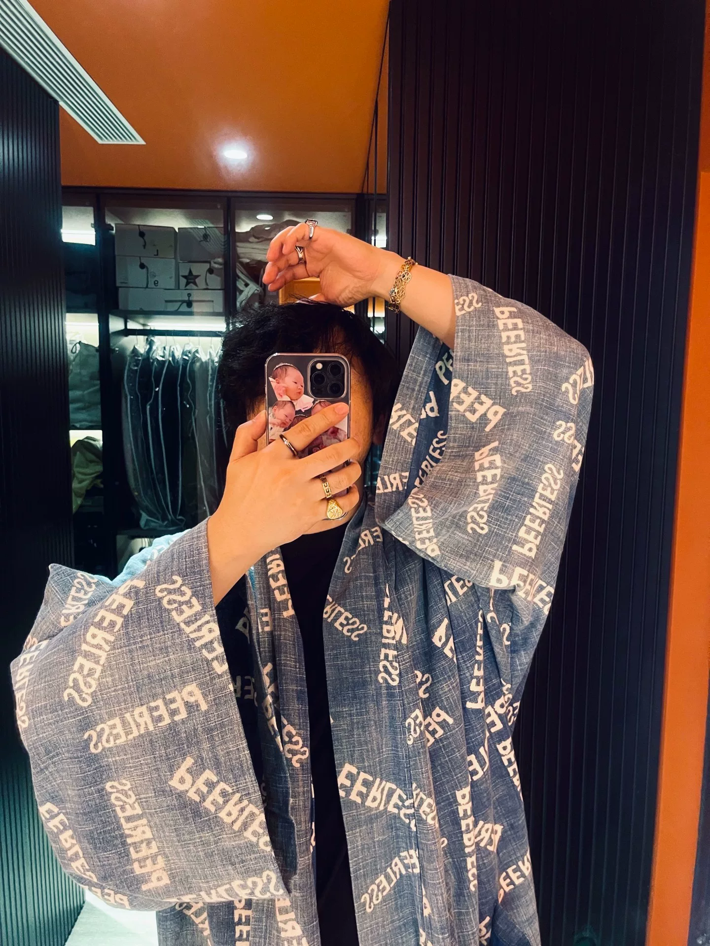 visvim kieje haveli coat — back