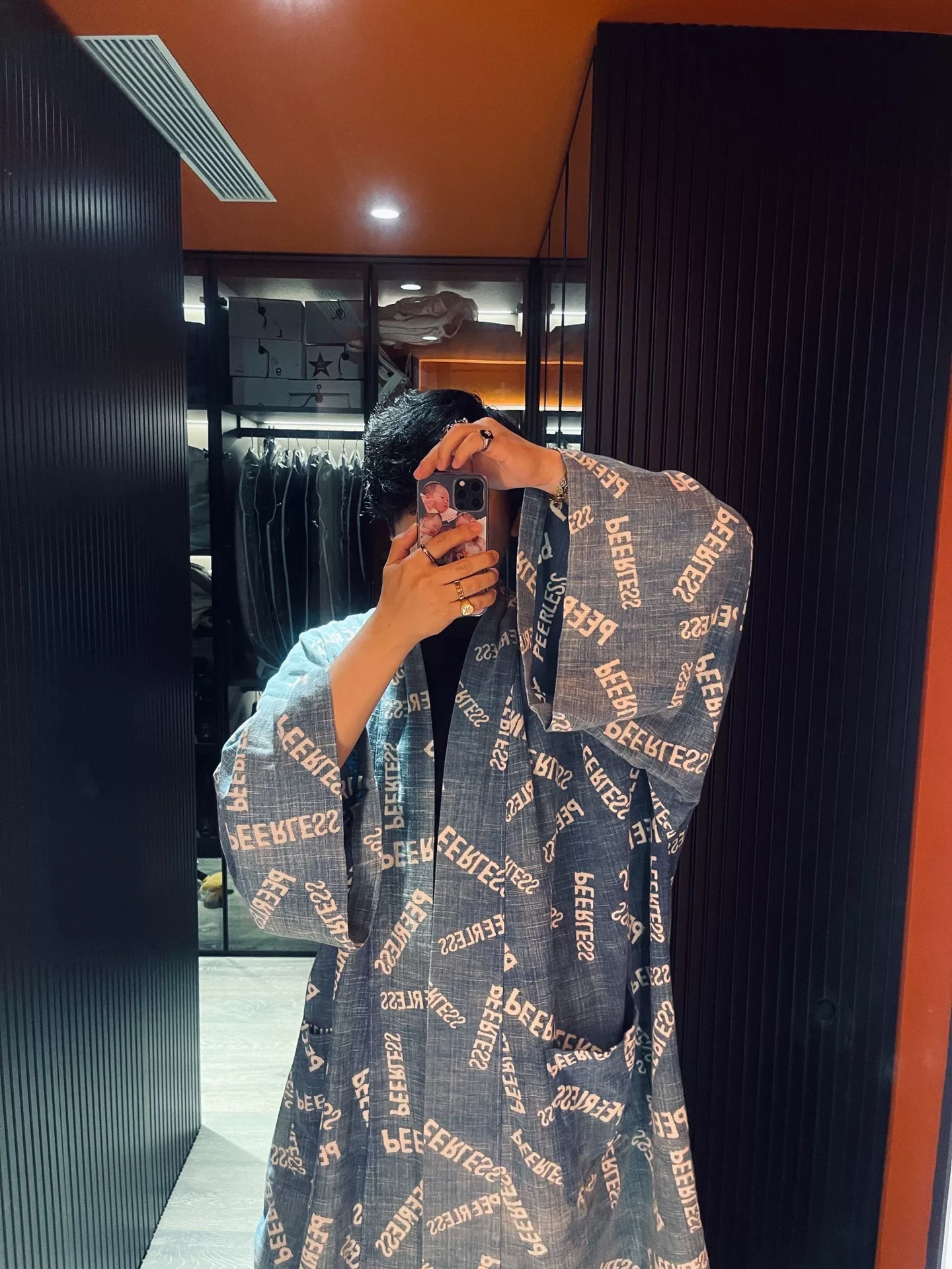 visvim kieje haveli coat — label