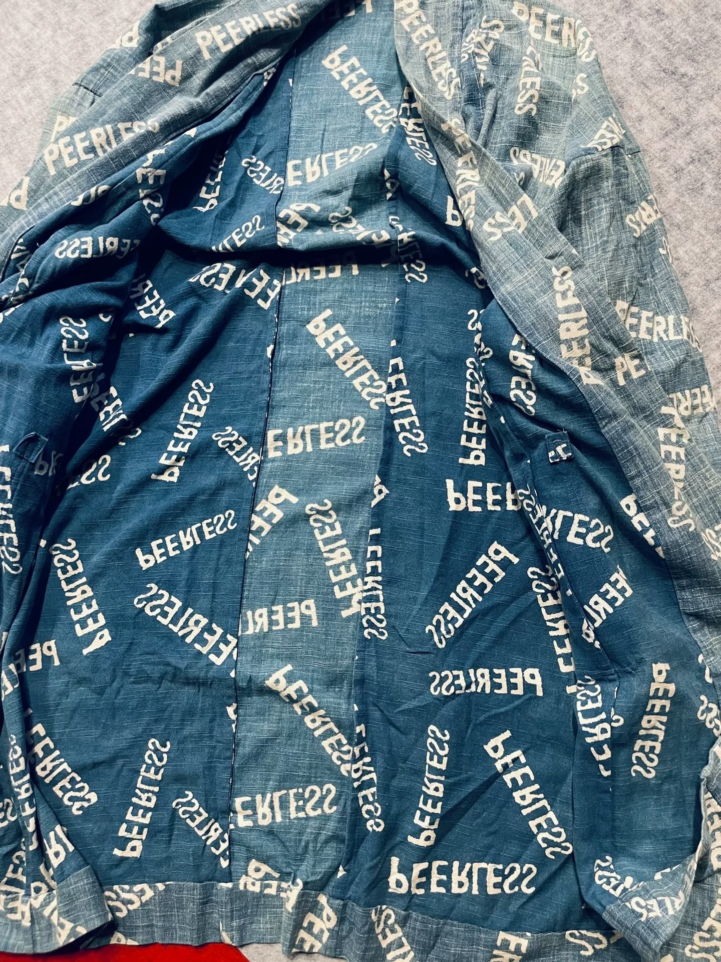 visvim kieje haveli coat — detail