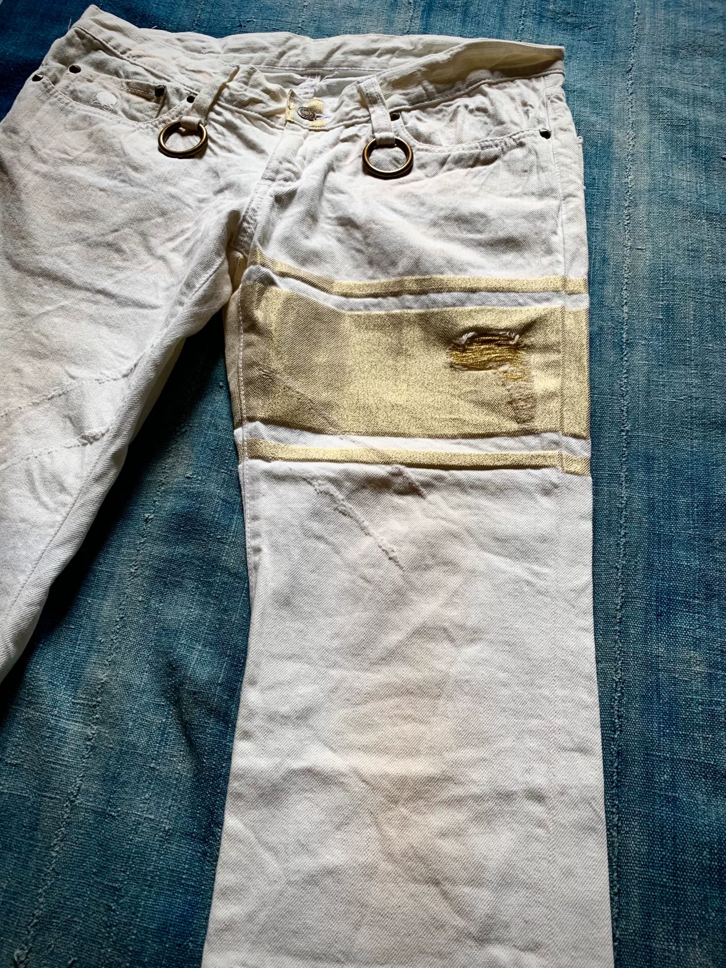 MMJ 2006 Off White Damaged Denim Limited 88 — label