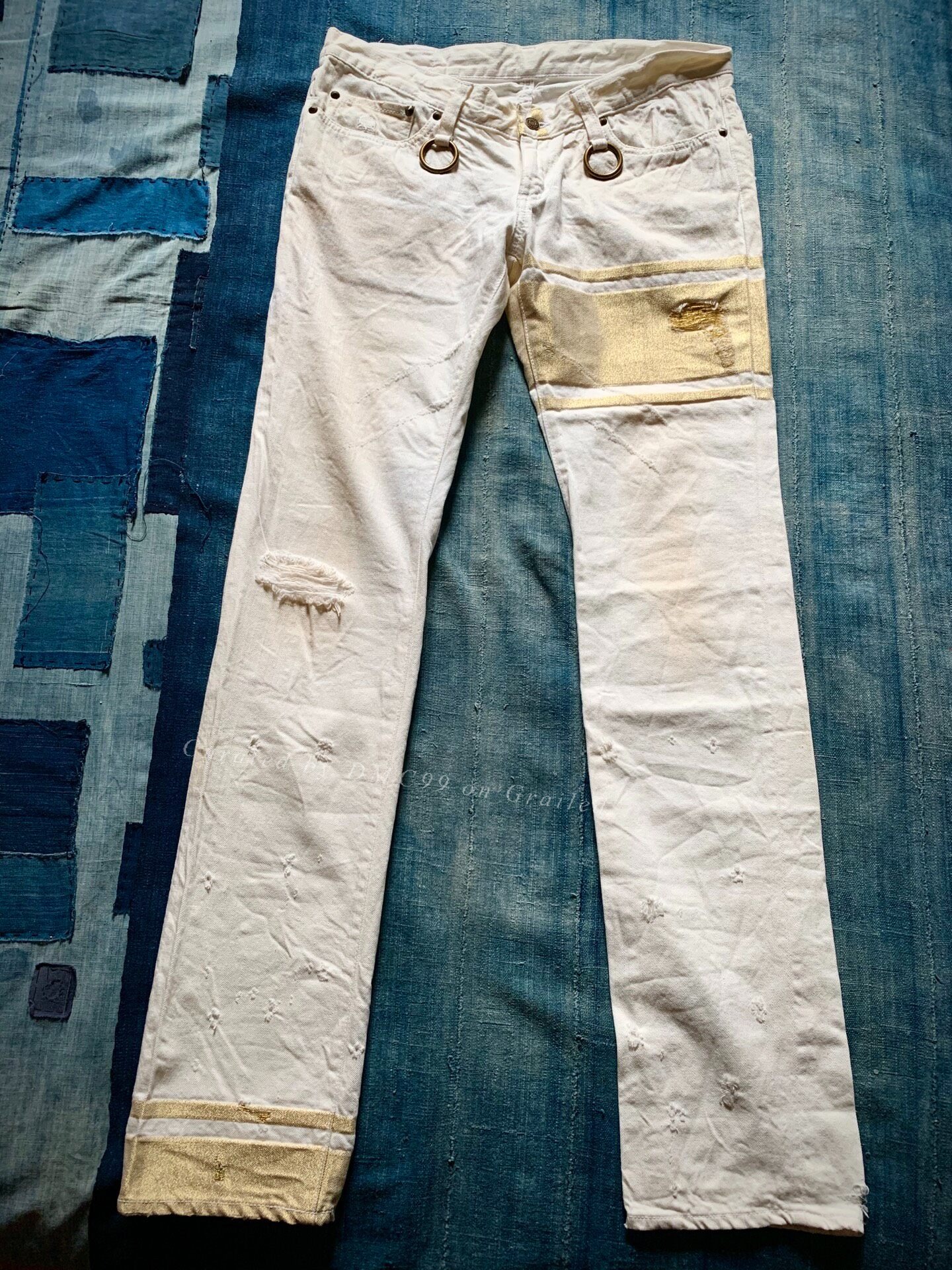 MMJ 2006 Off White Damaged Denim Limited 88
