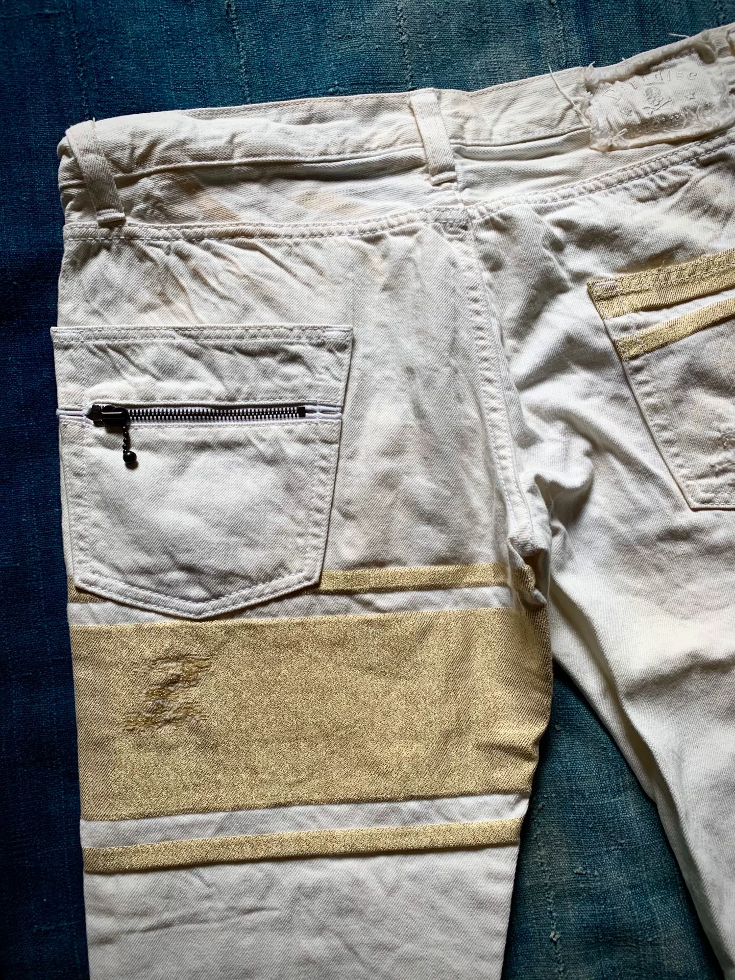 MMJ 2006 Off White Damaged Denim Limited 88 — back