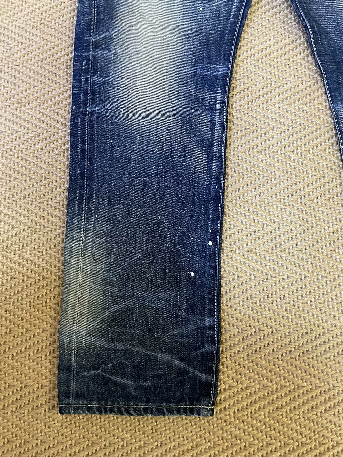 Vanquish Fragment Lightning Denim Jeans — back