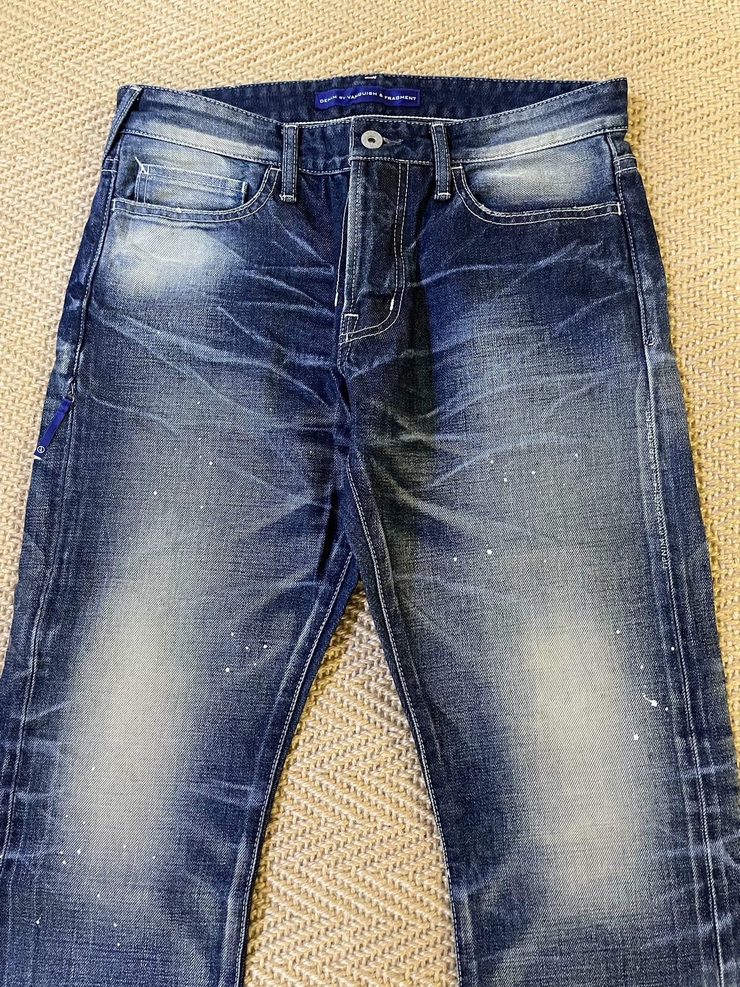 Vanquish Fragment Lightning Denim Jeans — detail