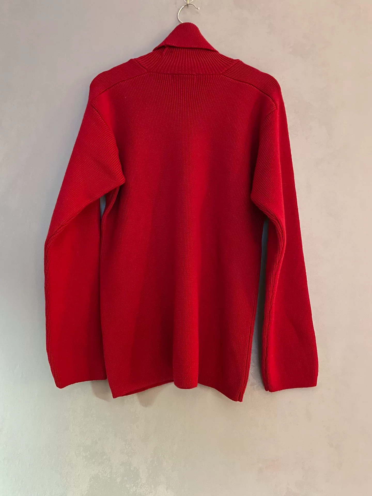 Yohji Yamamoto 97AW Vibrant Turtleneck Sweater — detail